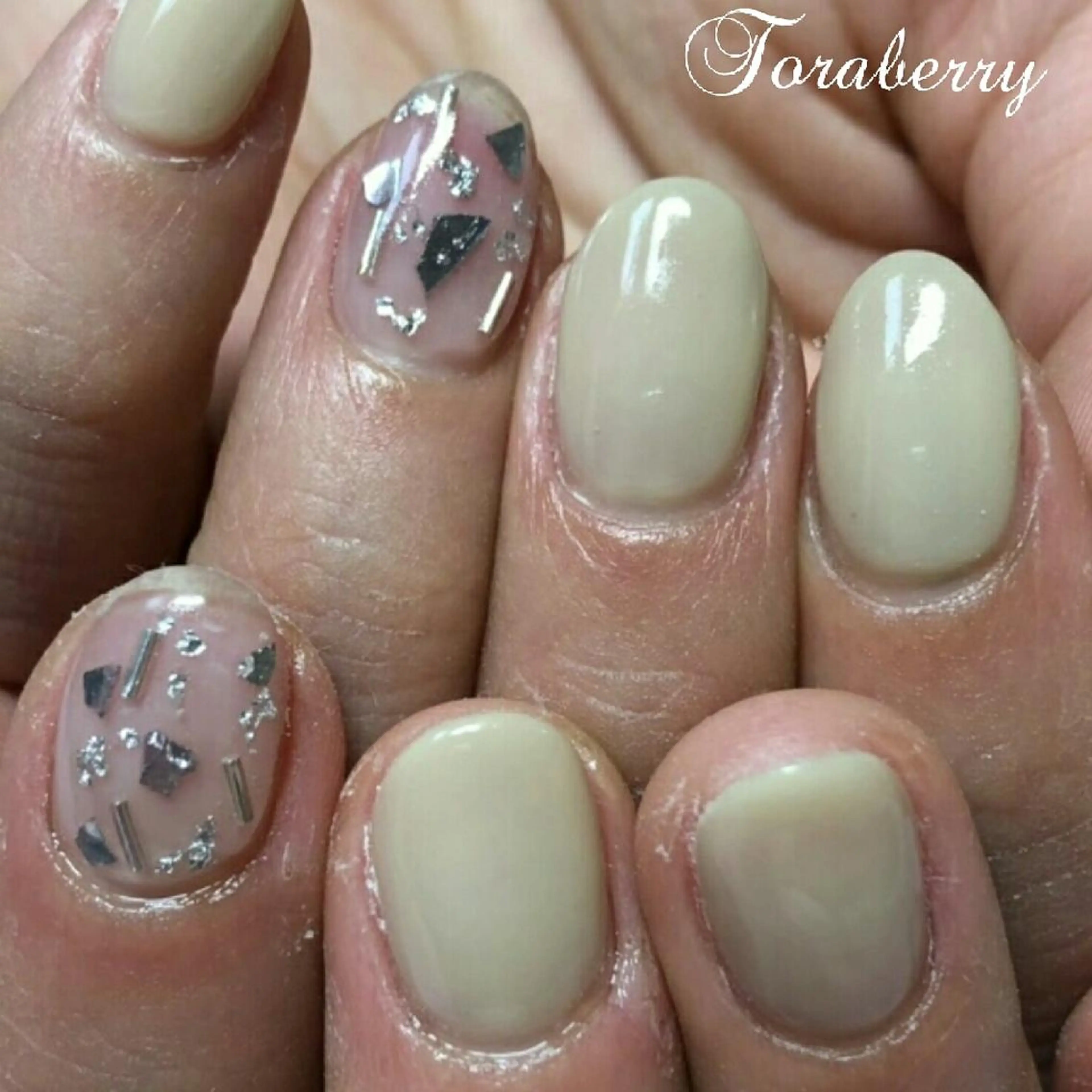 ネイル クリアネイル ハンドネイル ネイリスト なつみのネイルデザイン