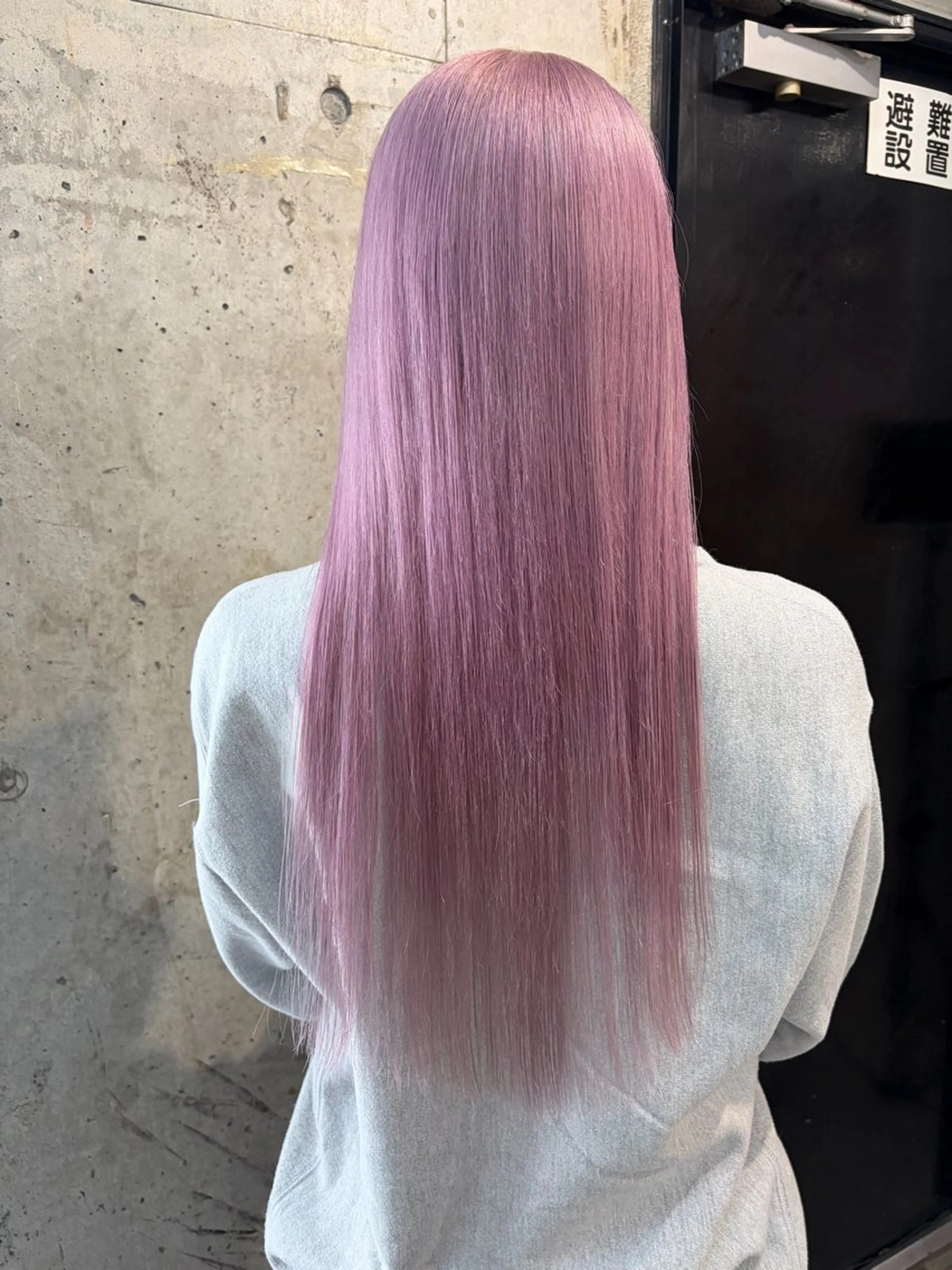 ロング カラー ラベンダーカラー ピンクカラー ピンクラベンダー ヘアカラー [lani ] konatsuのヘアスタイル