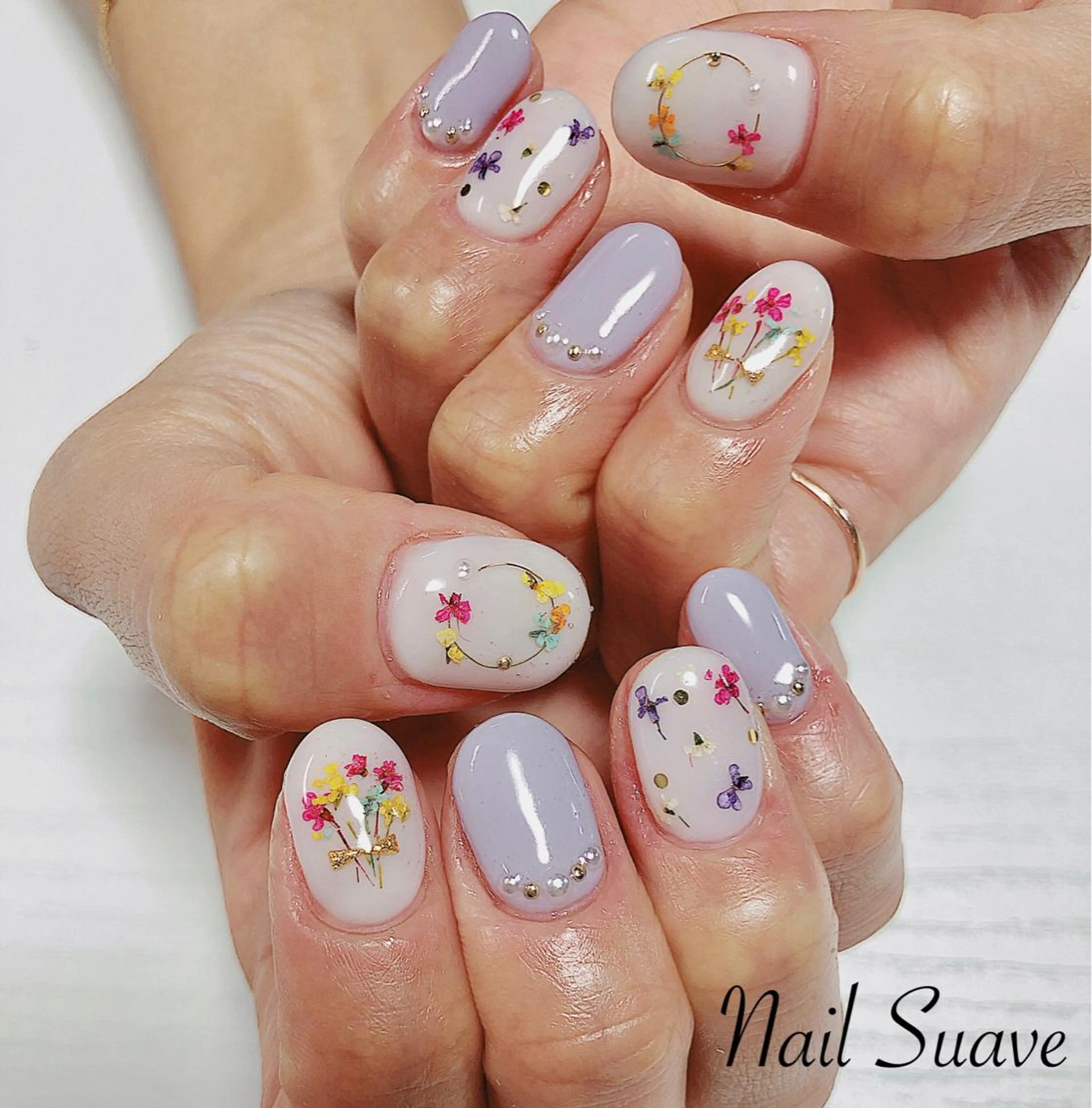 ネイル 春ネイル Nail Suave (シュアーヴ)のネイルデザイン