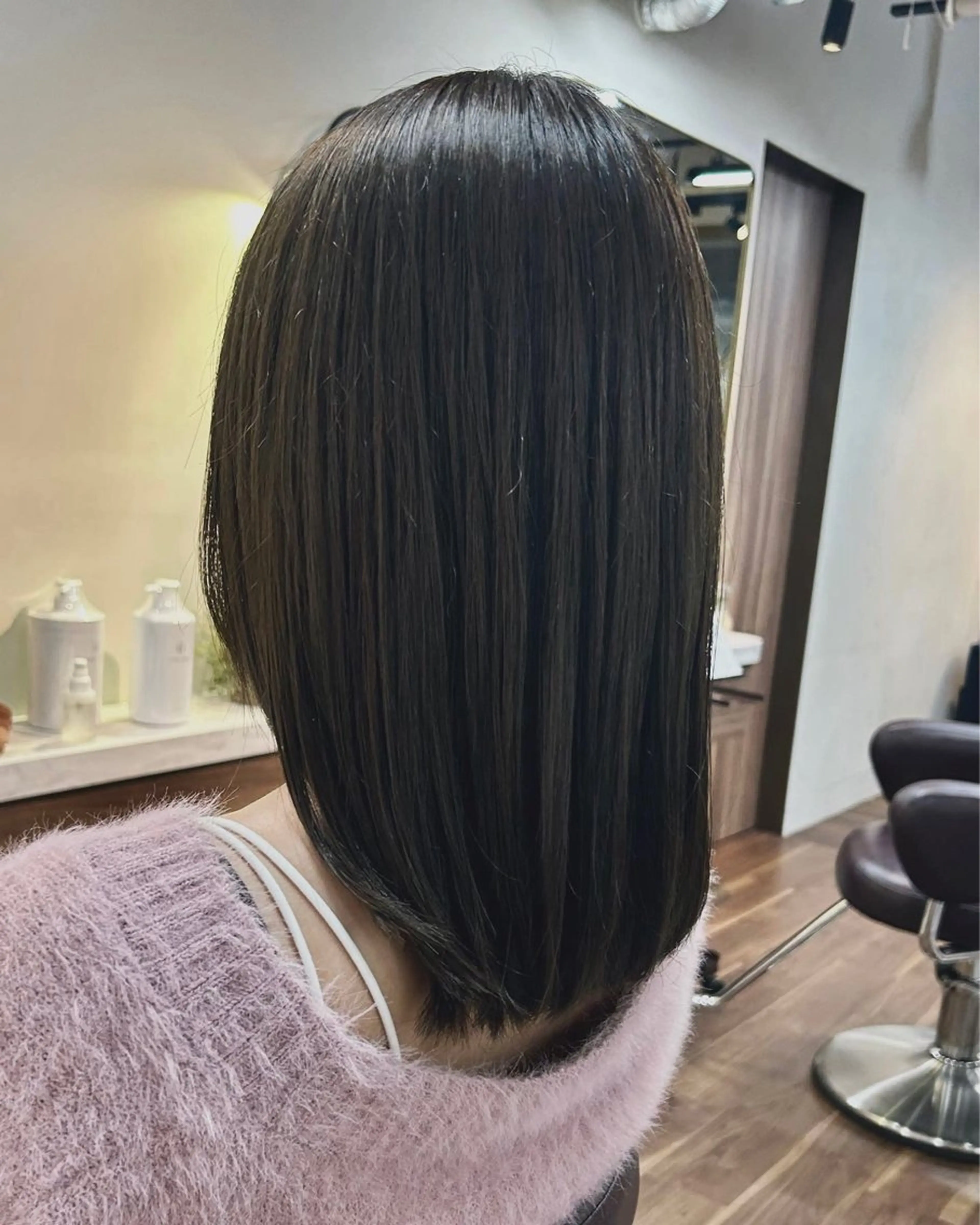 カラー ベージュカラー 透明感カラー オリーブベージュ 野上 晃生のヘアスタイル