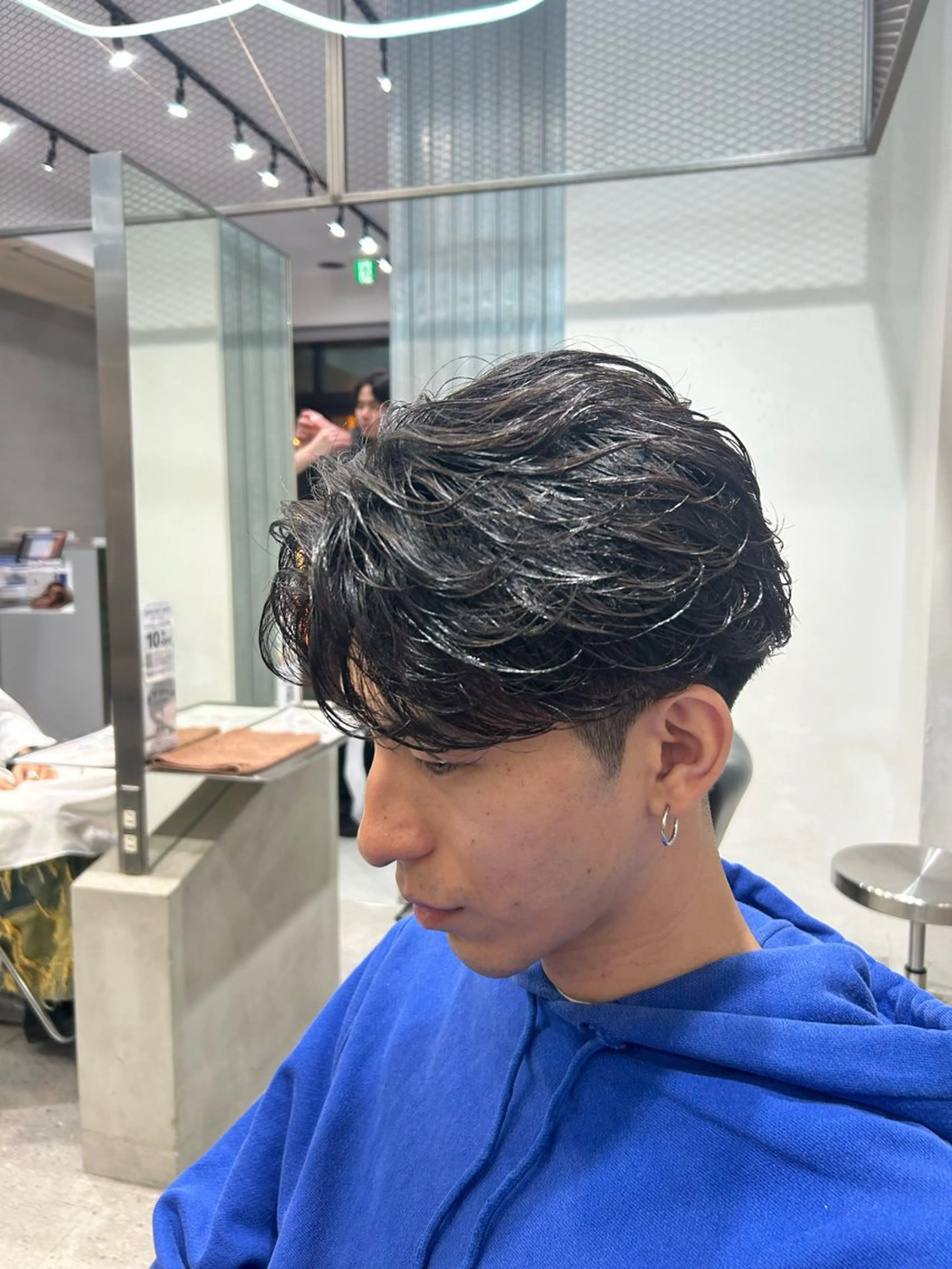 メンズ カット パーマ fifth春山 凜乃介のヘアスタイル