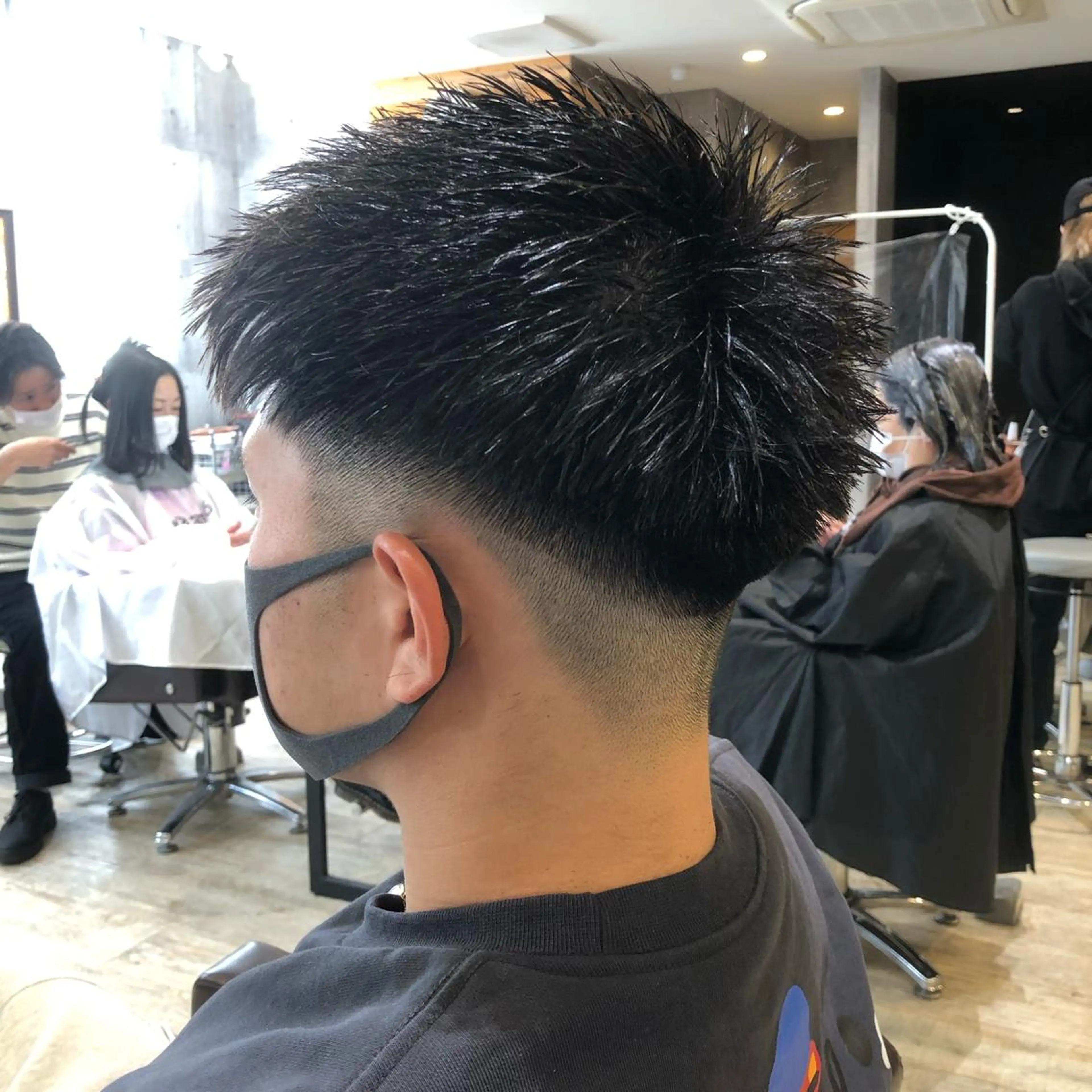 ショート カラー パーマ ヘアアレンジ メンズ キッズ ネイル マツエク・マツパ アイブロウ カット EnBlesS西宮 マンツーマン神道有基のヘアスタイル