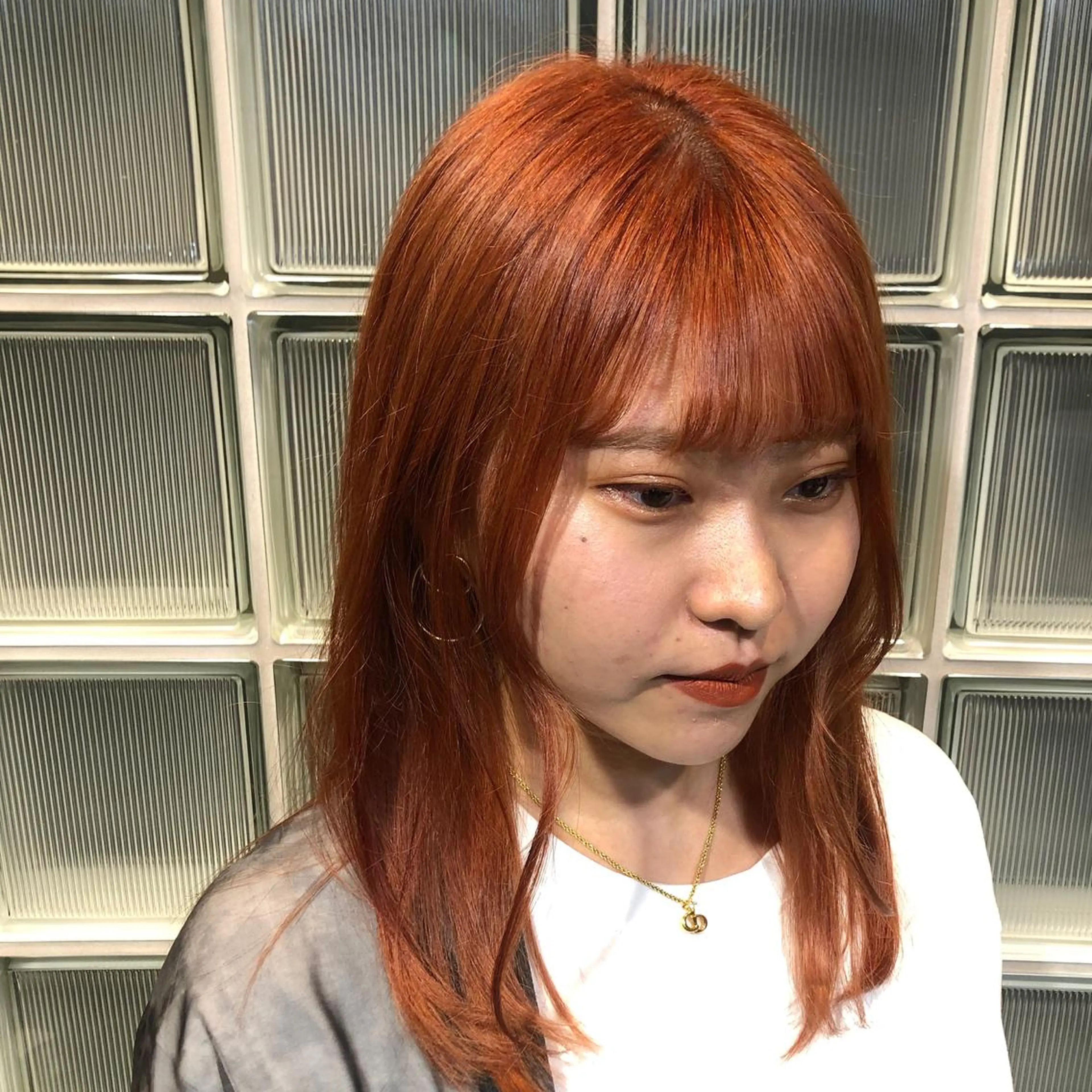 セミロング 大橋 美咲のヘアスタイル