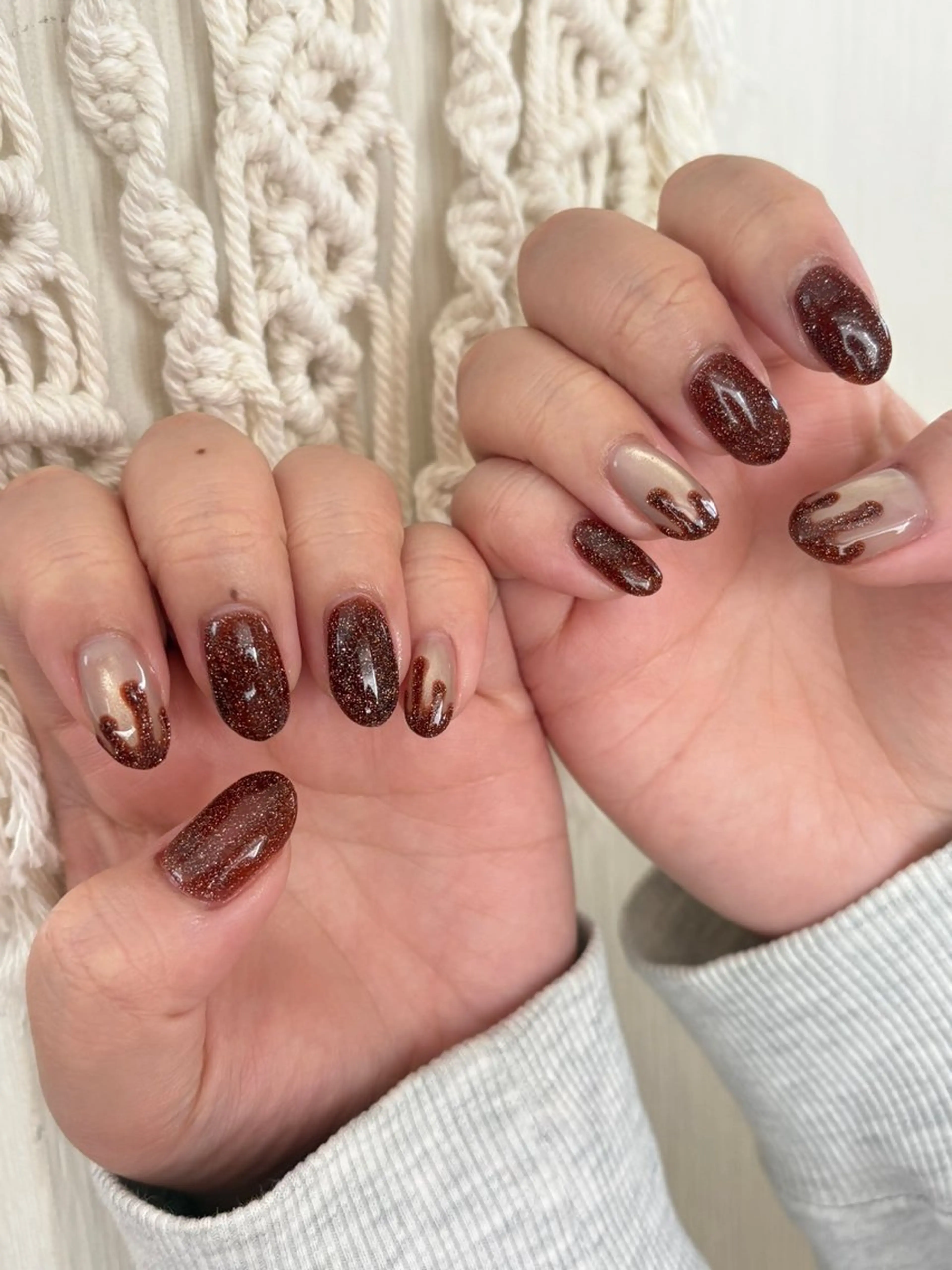 ミディアム ハンドネイル mou mou nailのネイルデザイン