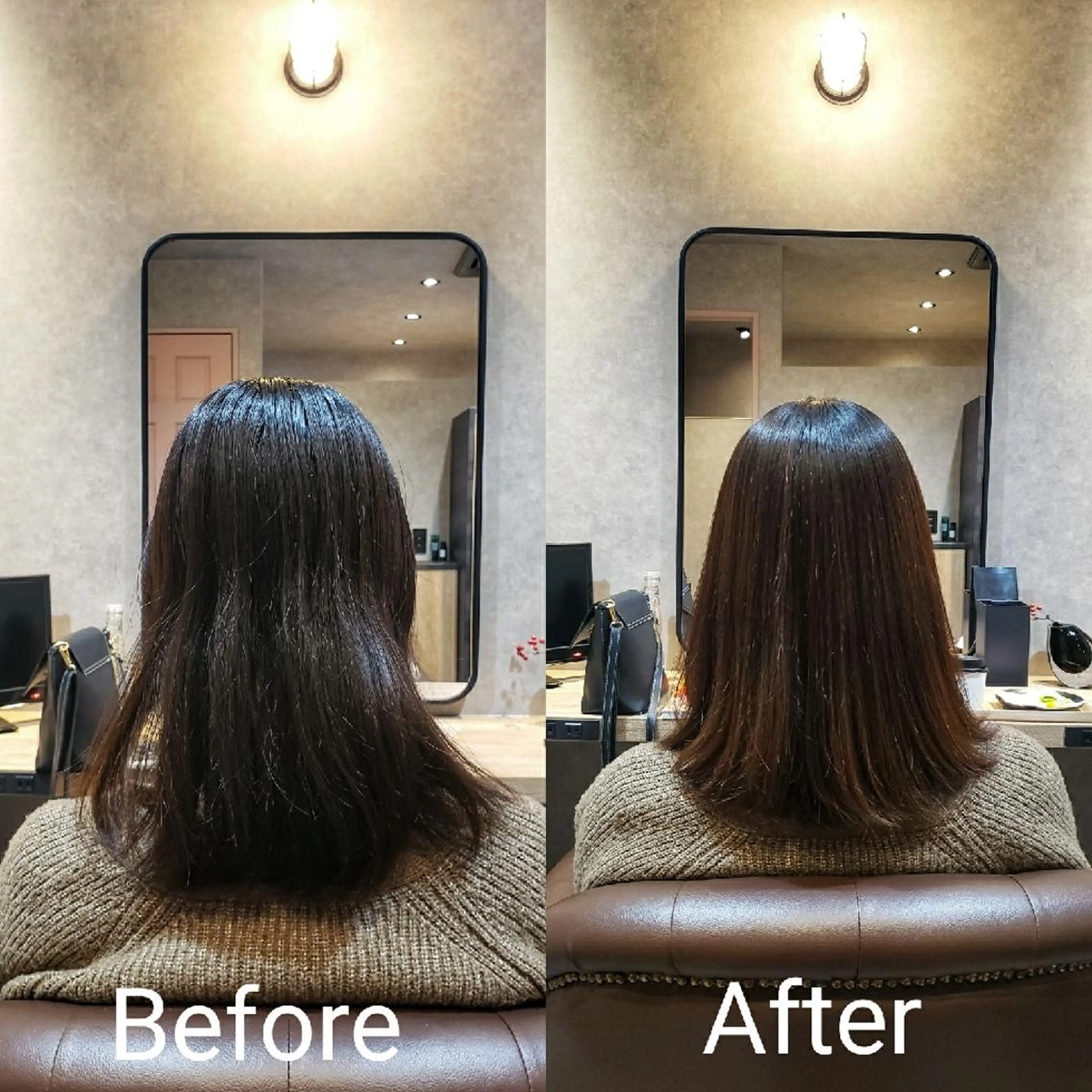 セミロング 髪質改善 鈴木 昌浩のヘアスタイル