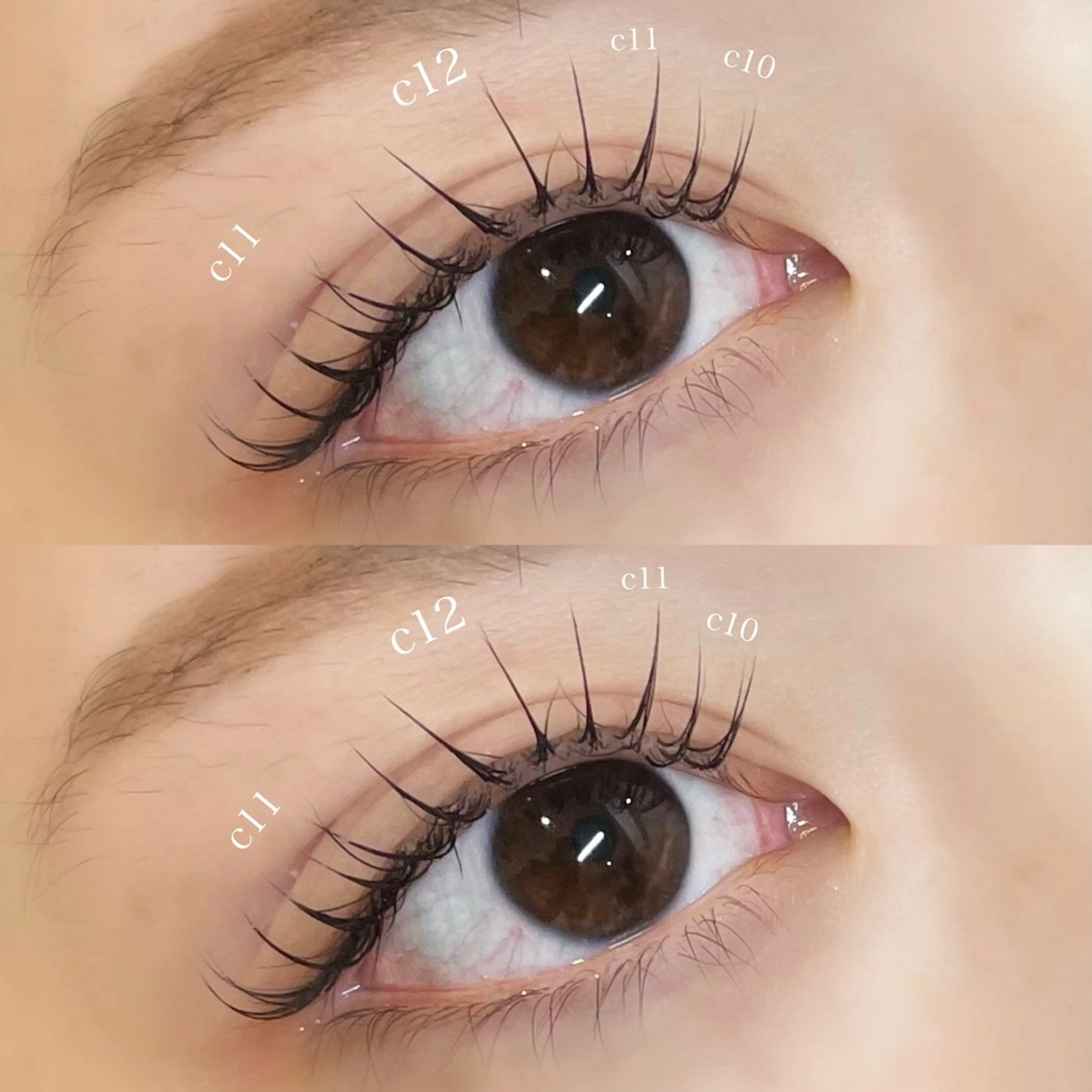 マツエク・マツパ 束感まつ毛 キュート マツエク Rena 泉中央のマツエク・マツパデザイン