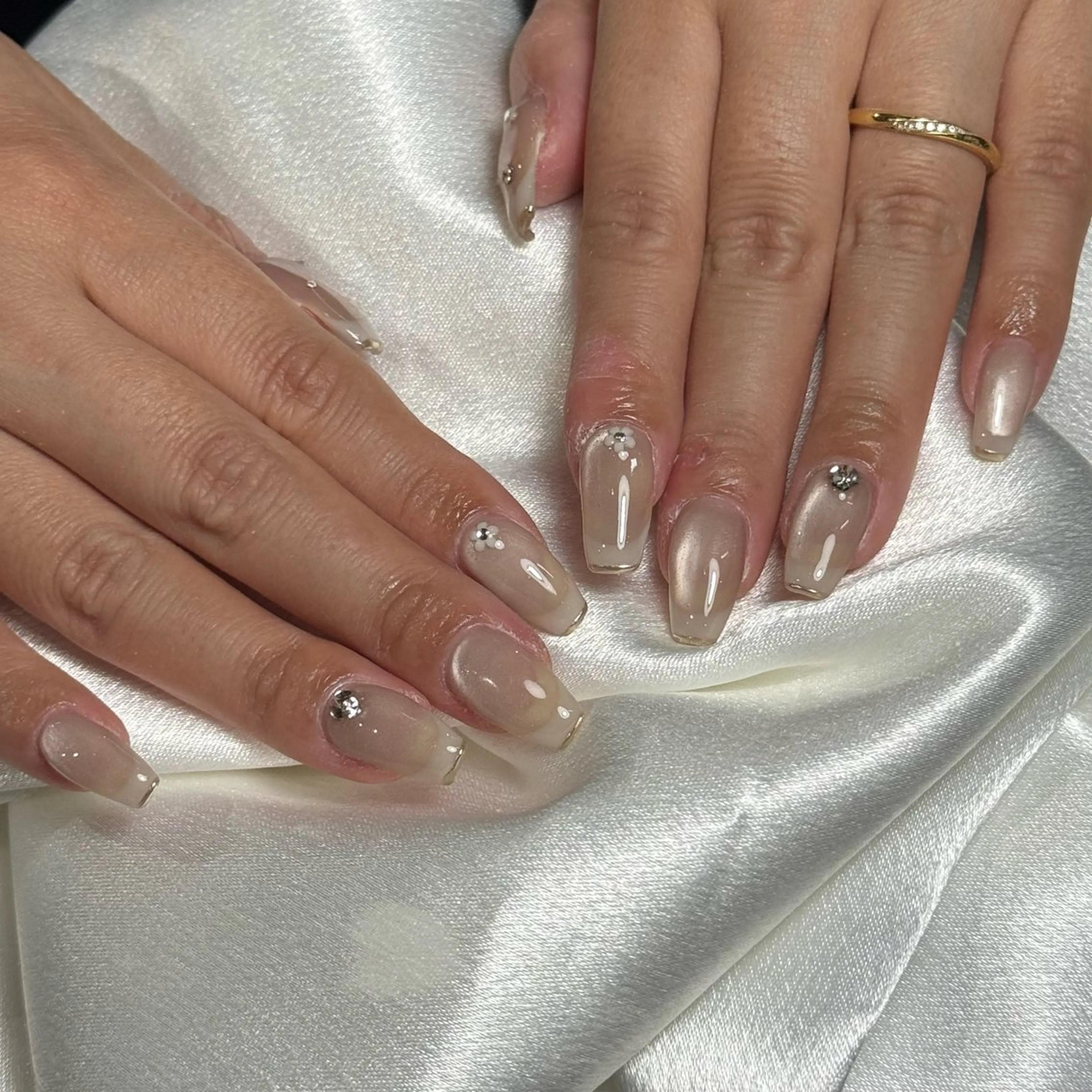 《長さ出し10本💖》マグネットネイル【オフ.ケア込】💅💓の写真