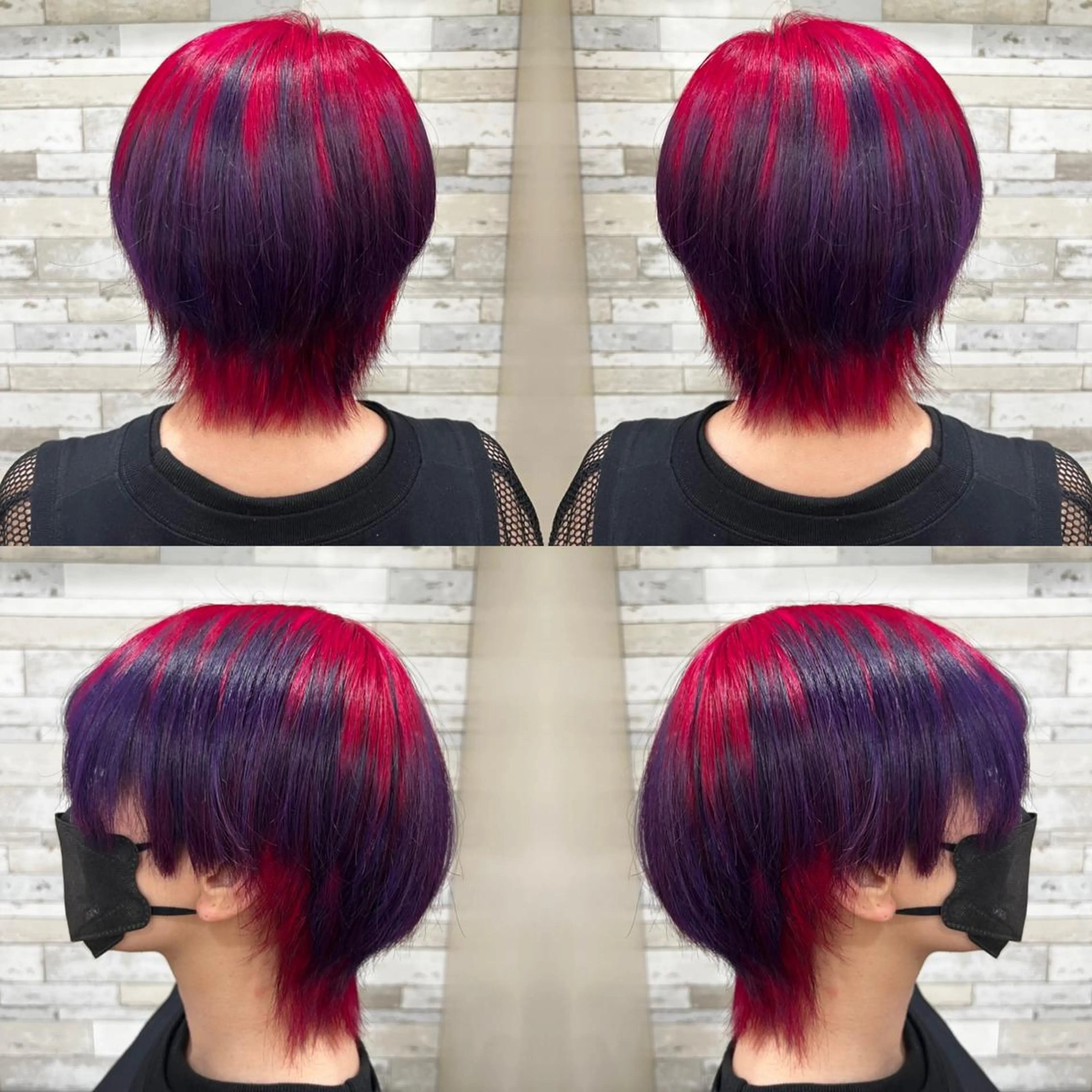 ショート カラー ヘアカラー トリートメント 🌈推し色派手髪 ハイトーンShinの眉毛・アイブロウイメージ