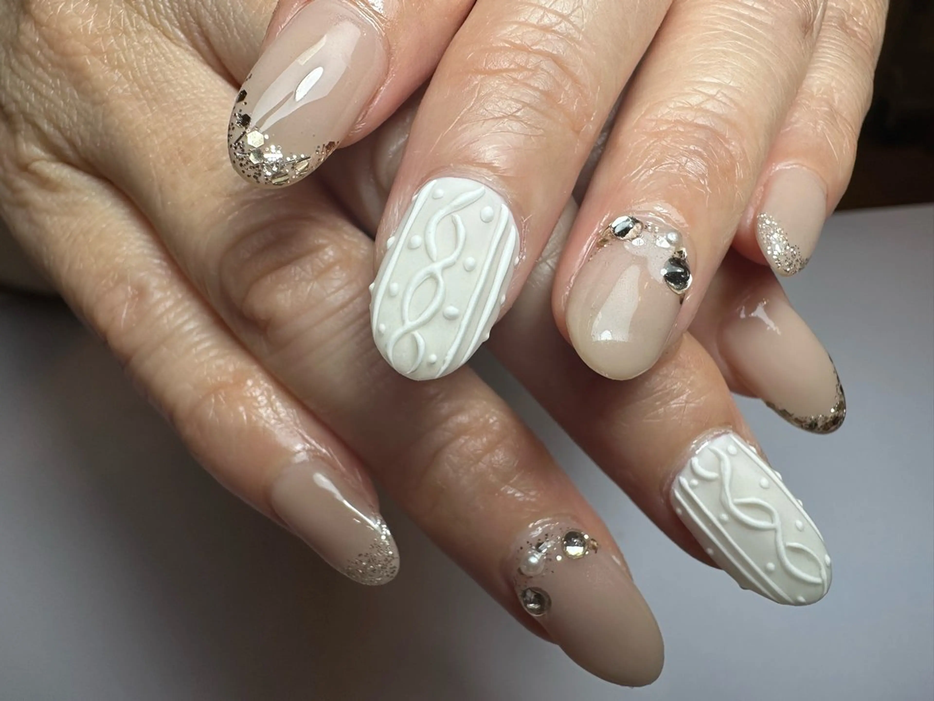 セミロング shandy nailのネイルデザイン