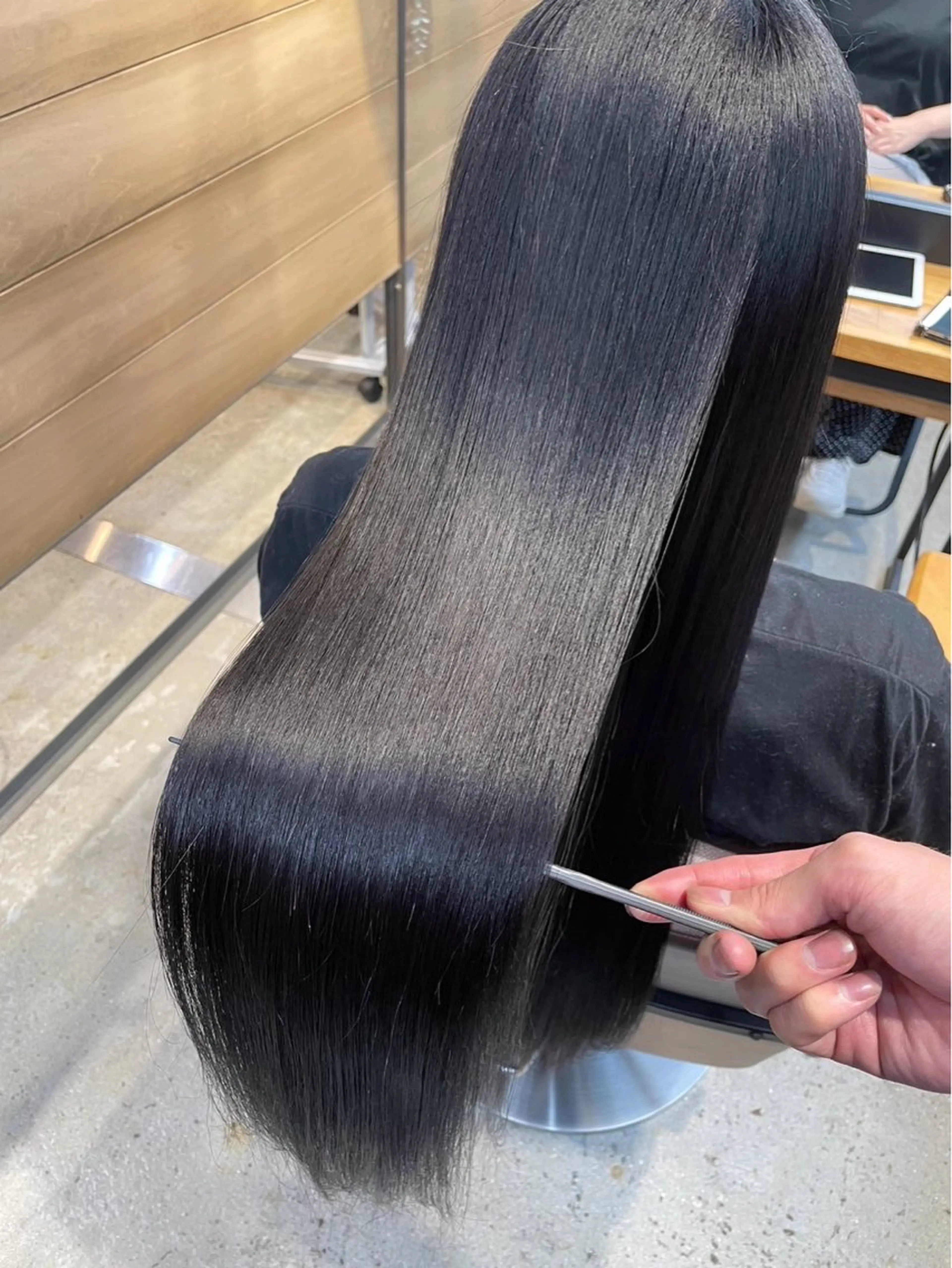 セミロング トリートメント 髪質改善／韓国風 恵比寿/Renのヘアスタイル