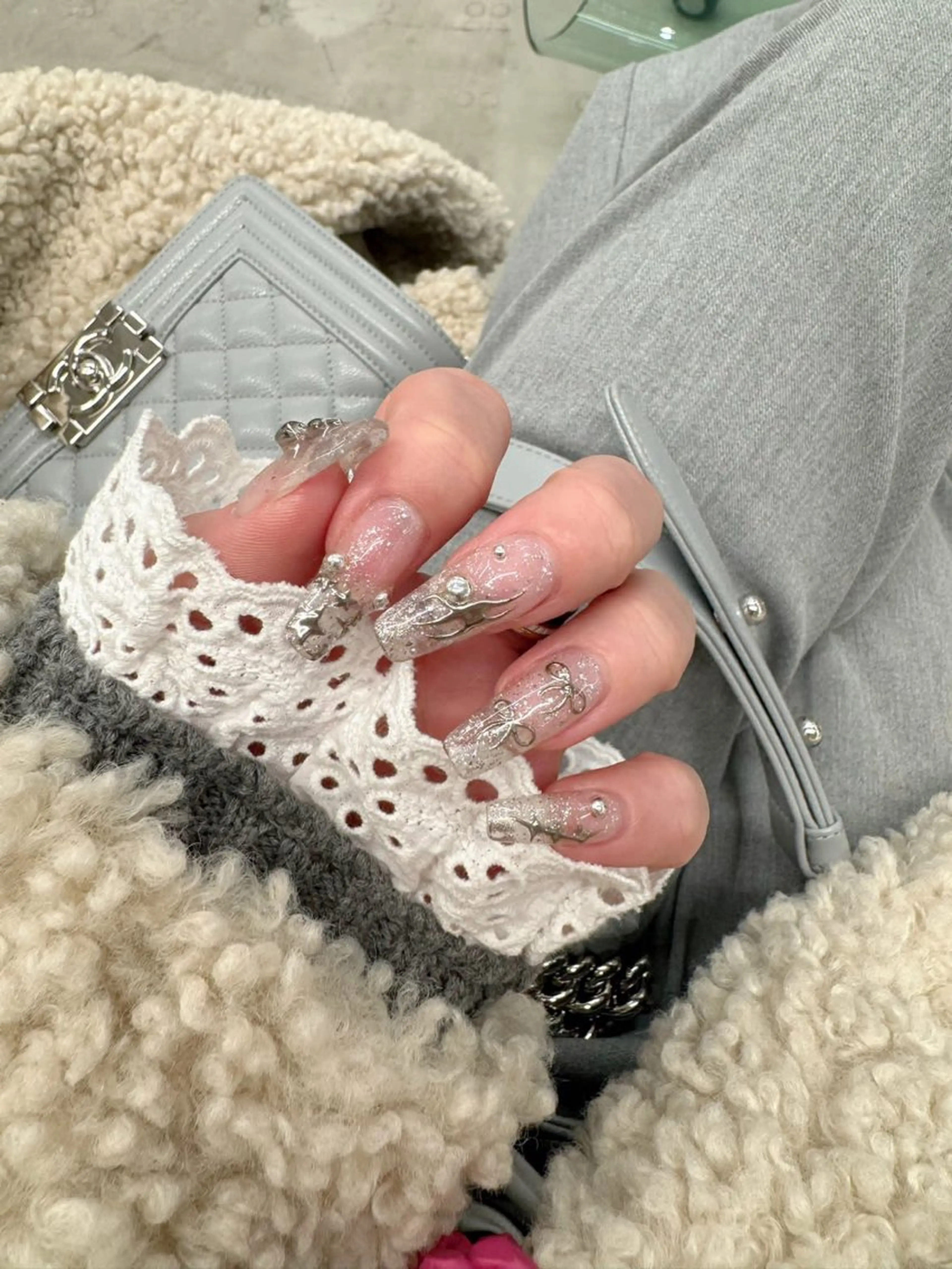 ネイル 長さ出し ハンドネイル w*ange MAOのネイルデザイン