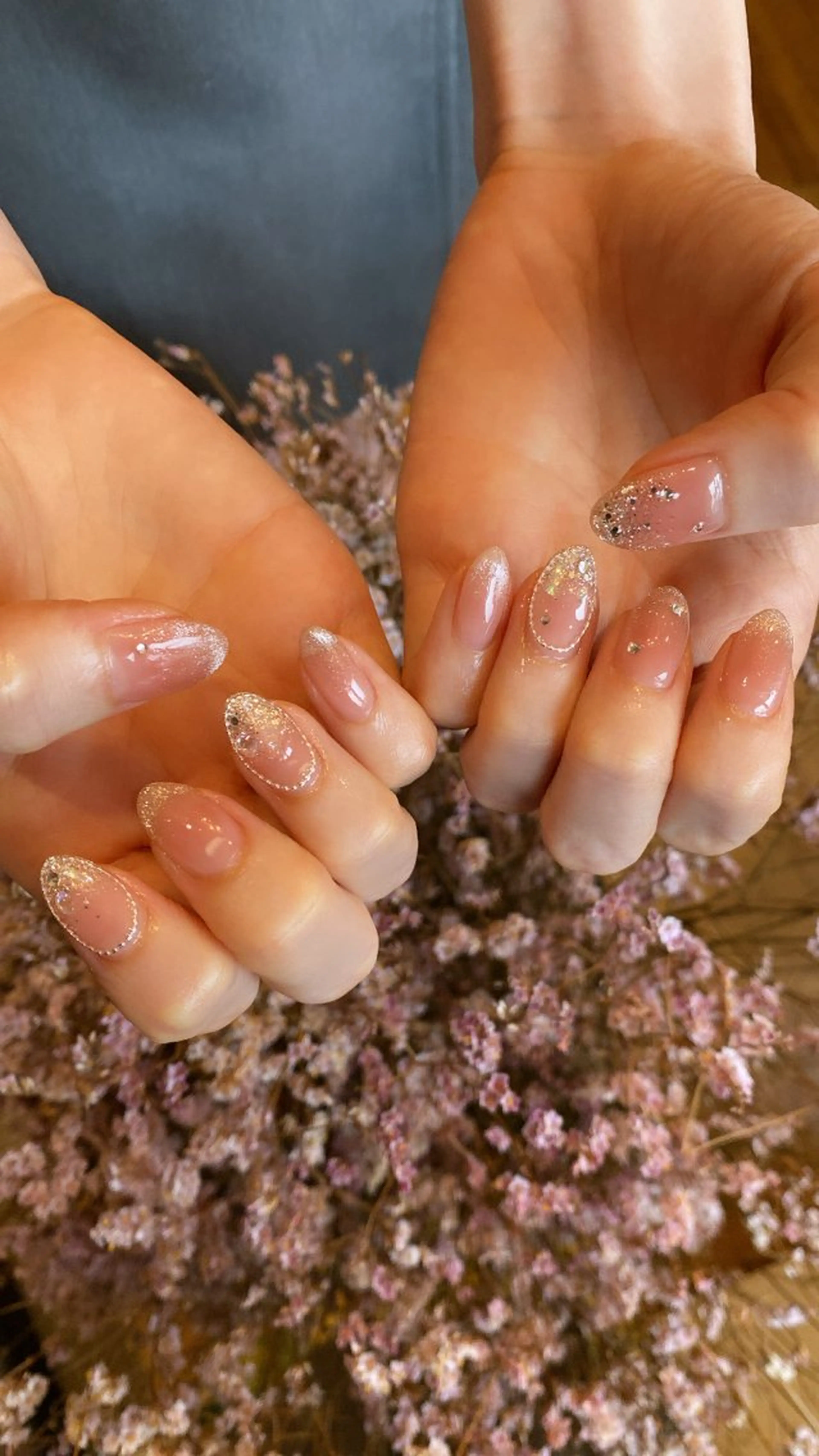 ネイル crystal ⭐︎ colorのネイルデザイン