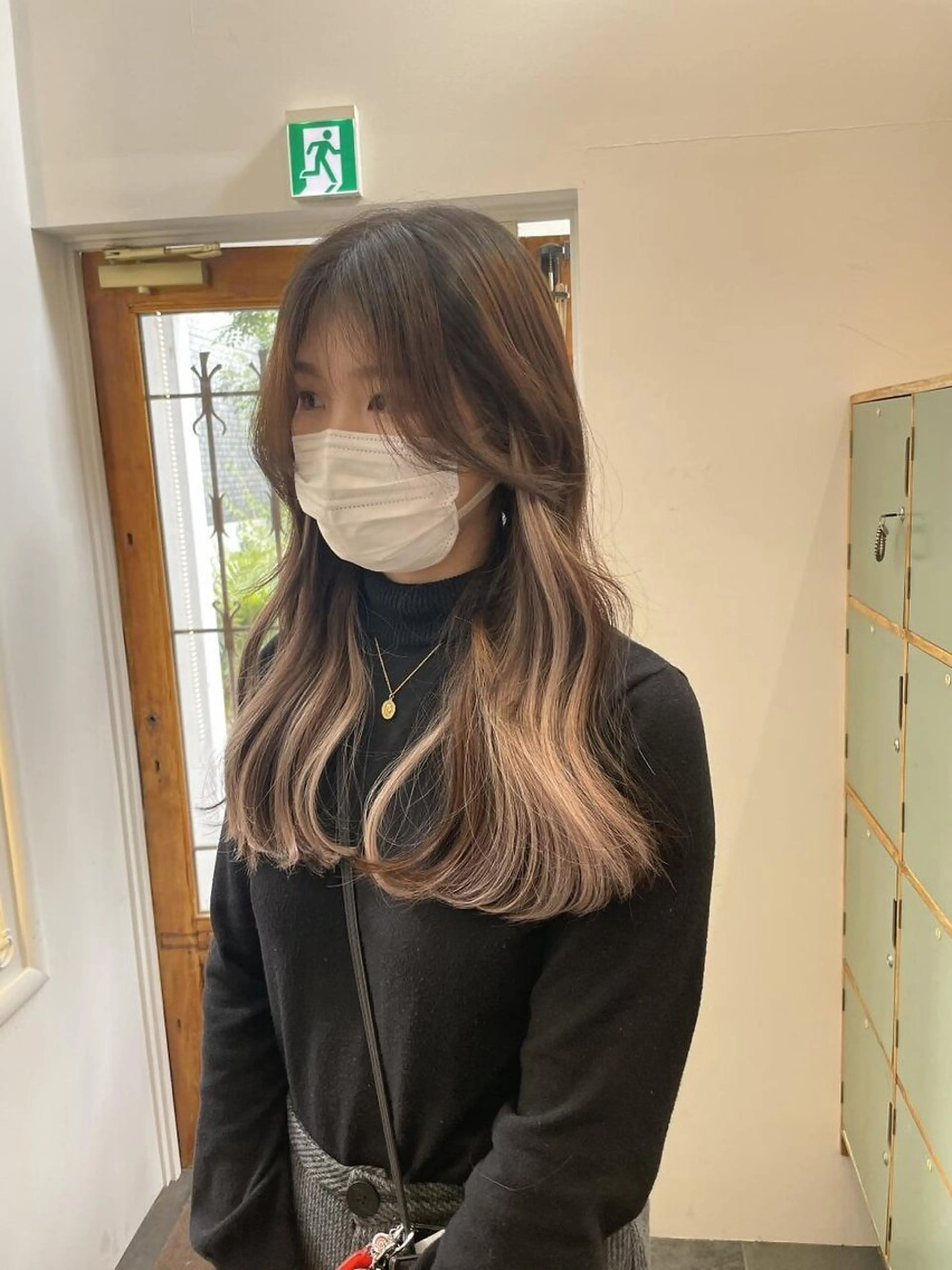 ロング シールエクステ ボブ エクステ ロング 吉村 憂々のヘアスタイル