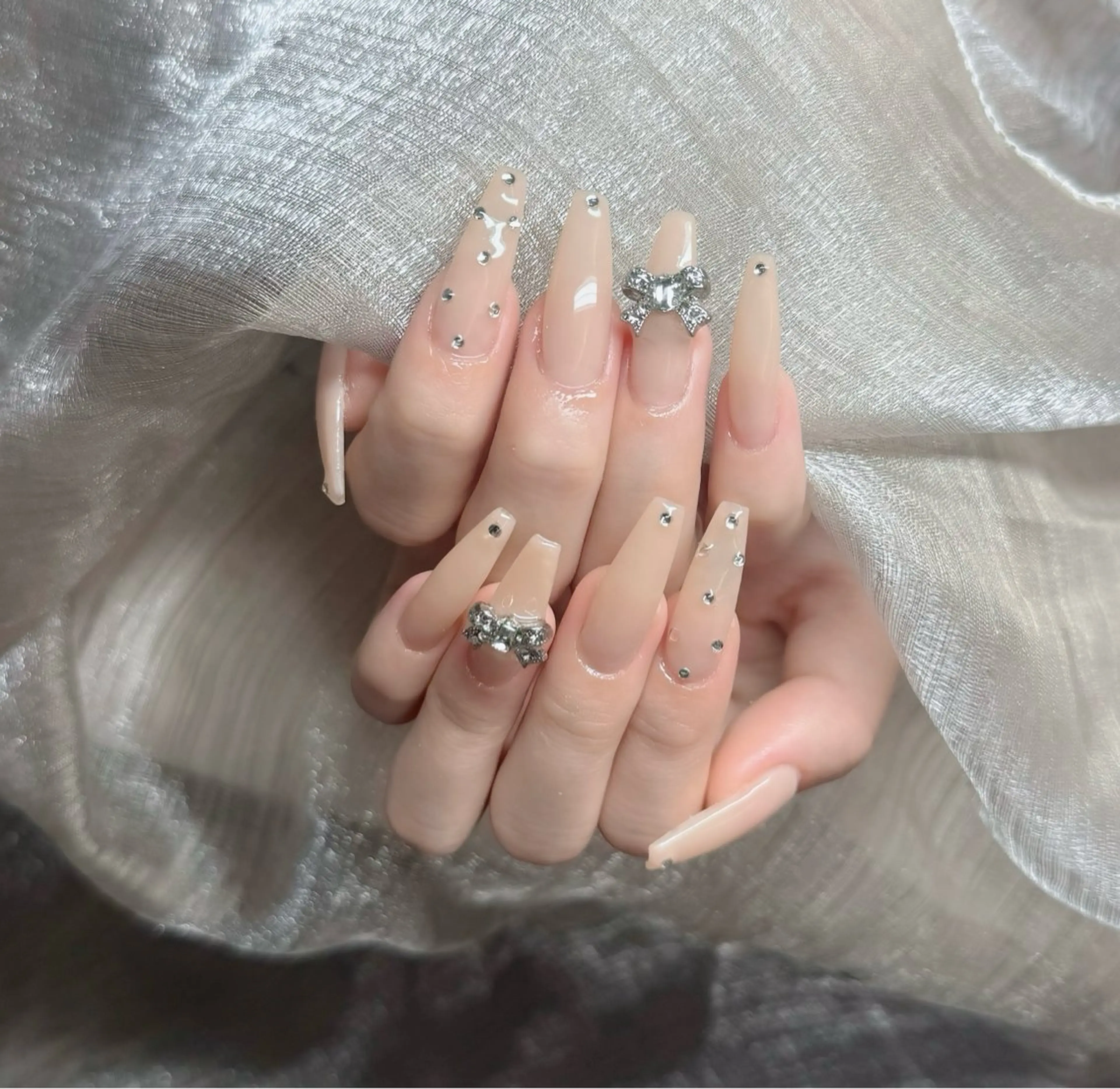 ネイル ジェルネイル 韓国ネイル マグネットネイル ネイルチップ 冬ネイル Lenie Nail Salonのネイルデザイン