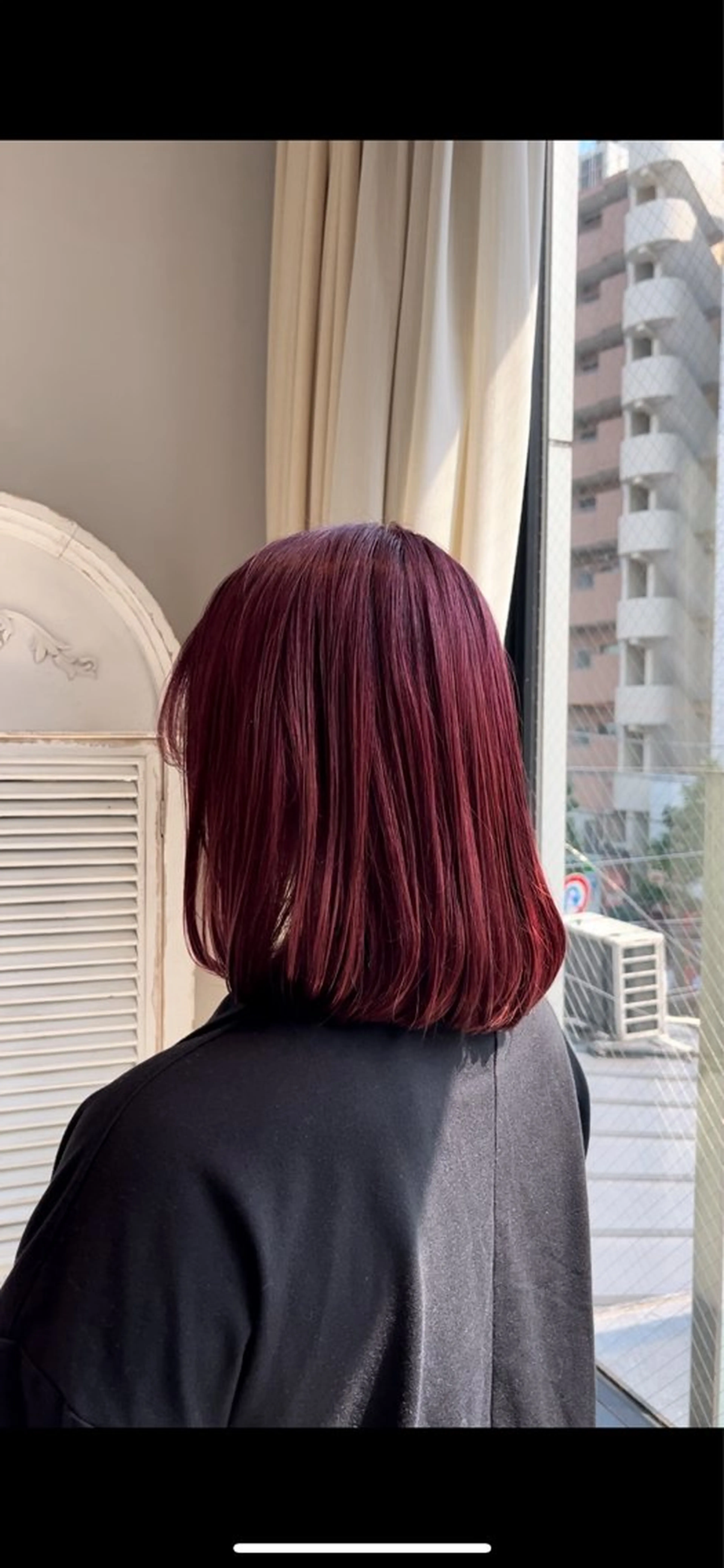 ミディアム カラー ブリーチ 保坂 萌歌のヘアスタイル