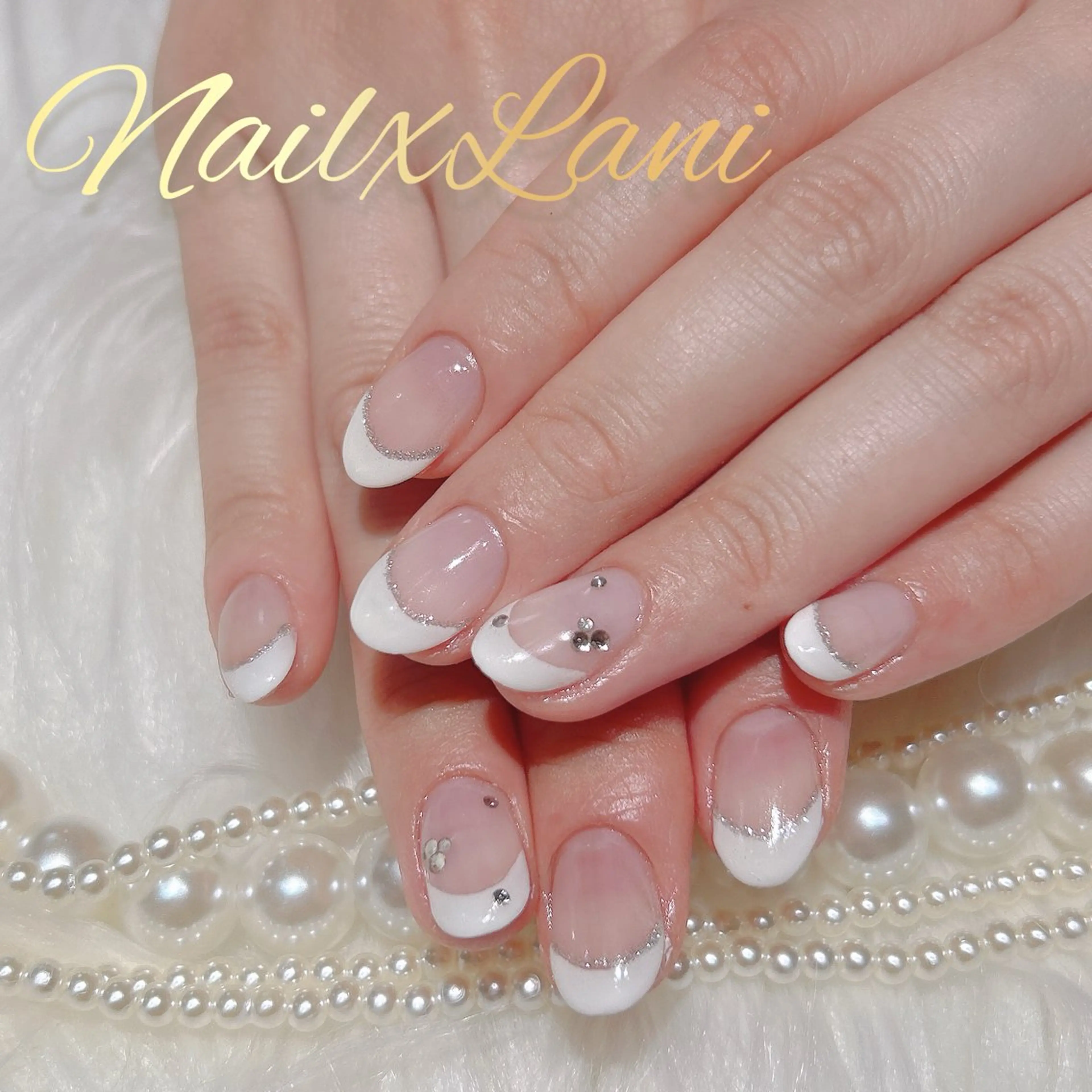 ネイル フットネイル ジェルネイル マグネットネイル パラジェル Nail×Lani 深爪矯正対応◎のネイルデザイン