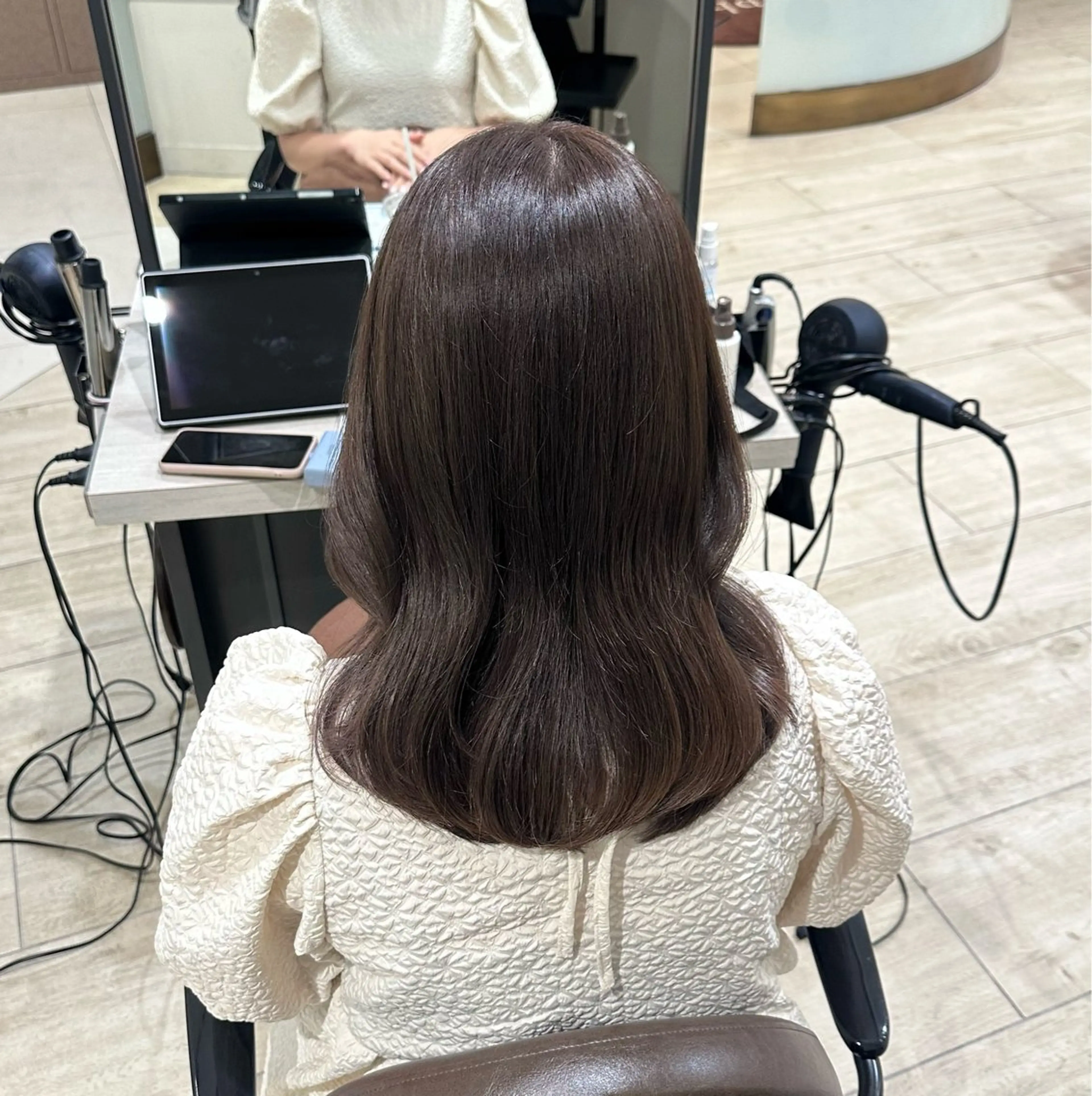 【cut】ｵｽｽﾒ◎レディースカット💫5cm以上カット◎平日，土19時~のみ/日祝18時~のみの写真