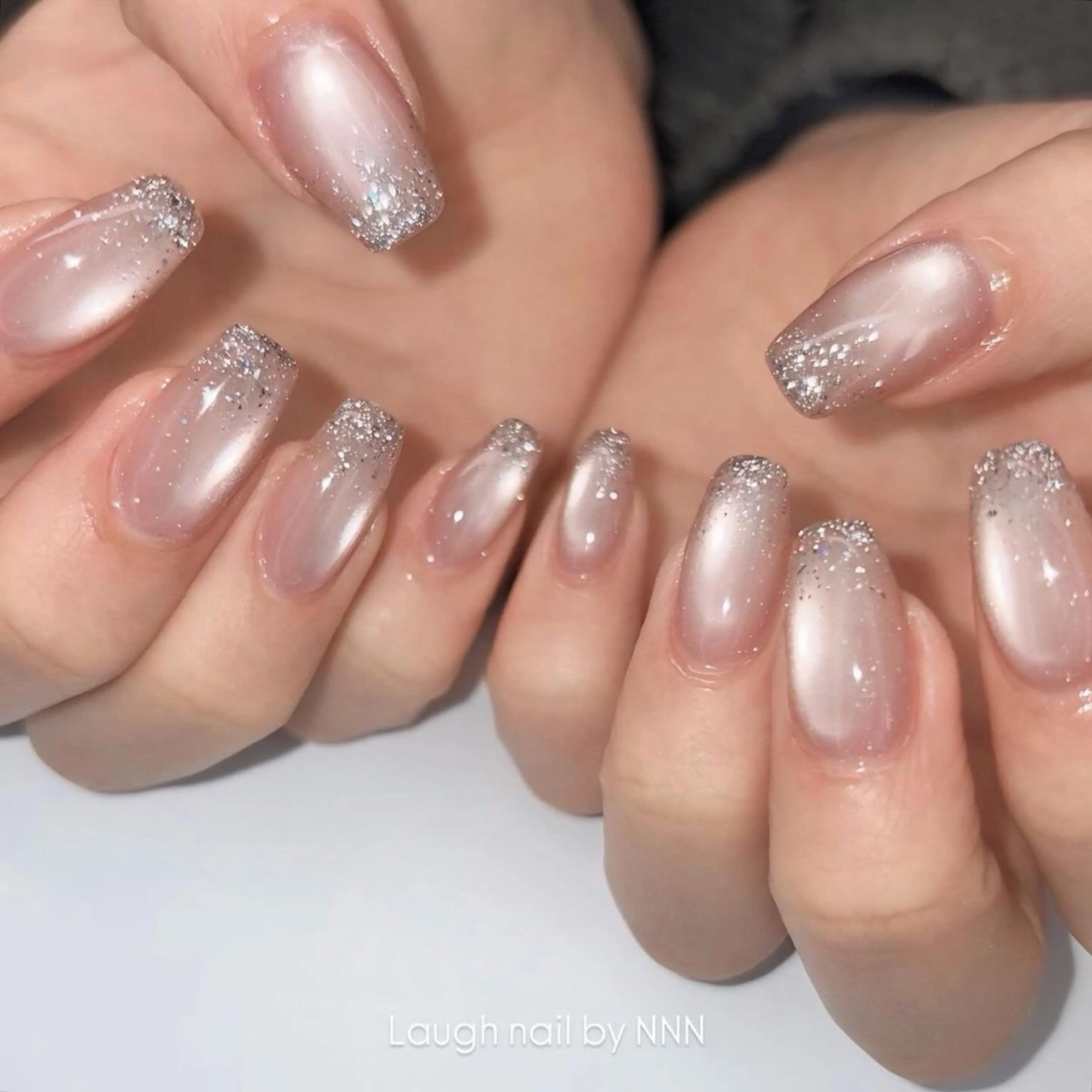 ネイル ジェルネイル キラキラネイル シンプルネイル 夏ネイル Hina KawaiiNailのネイルデザイン