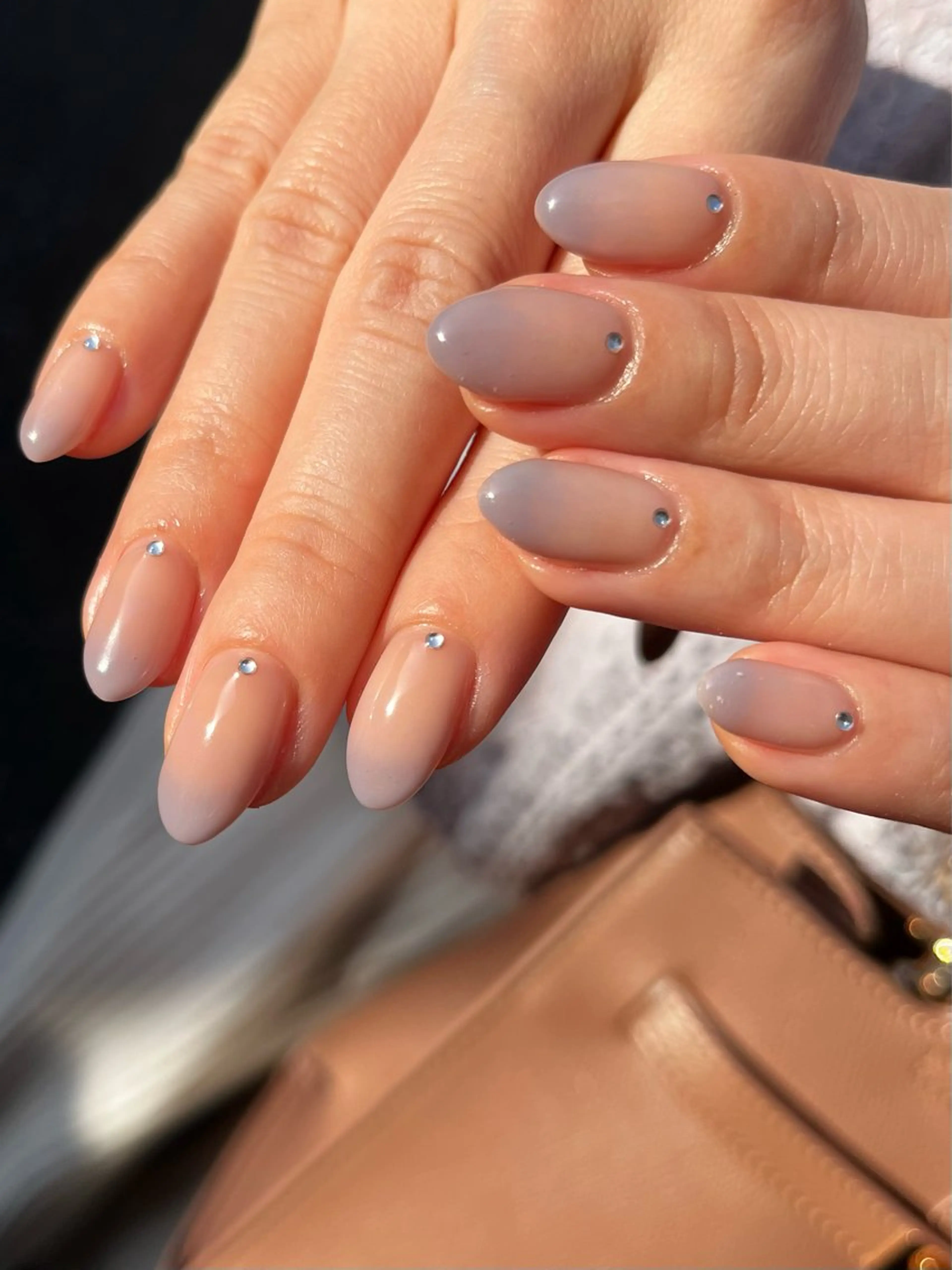 ネイル 水色 ピンク Glanz regaroのネイルデザイン