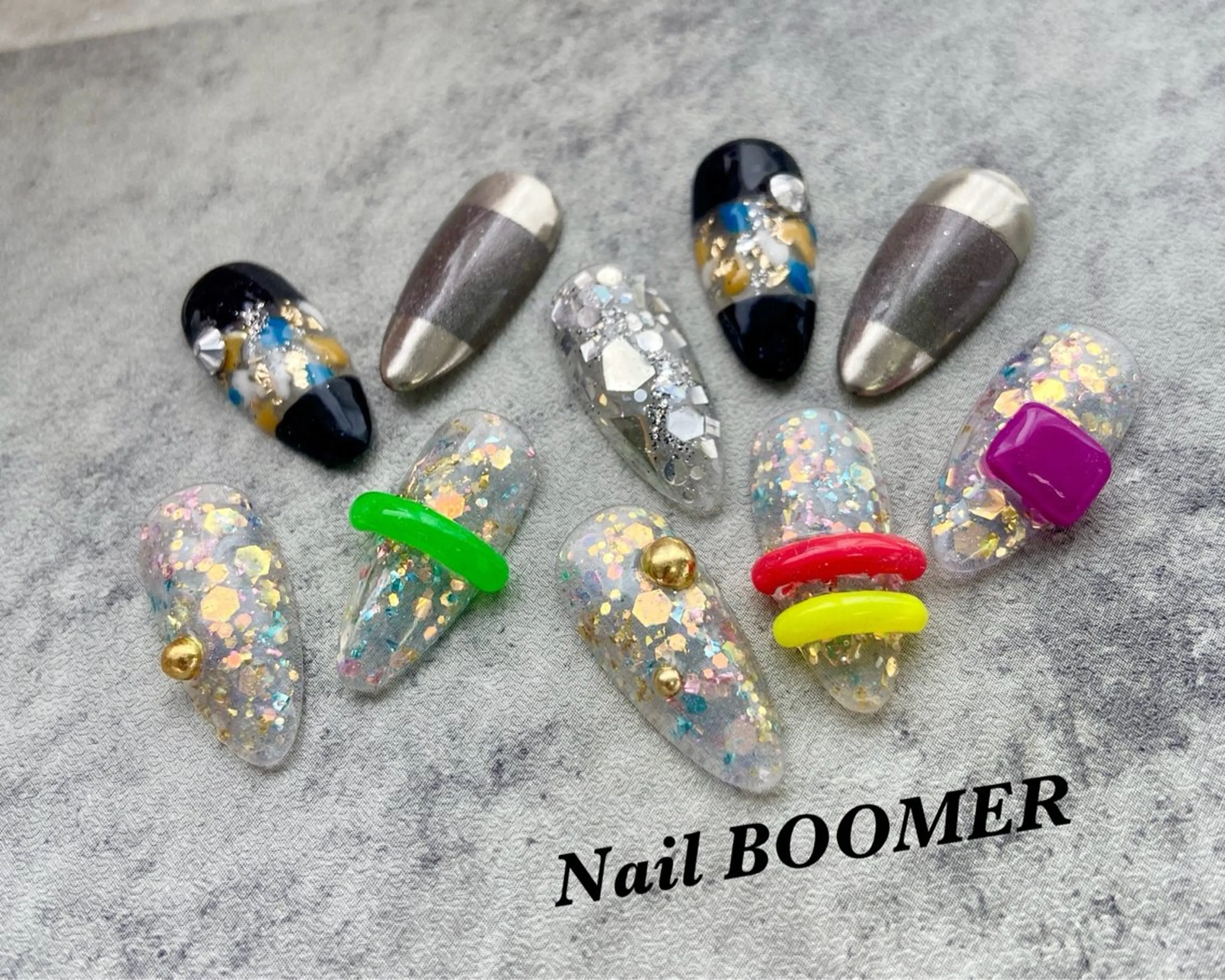 ネイル フットネイル ネイル ブーマーのネイルデザイン