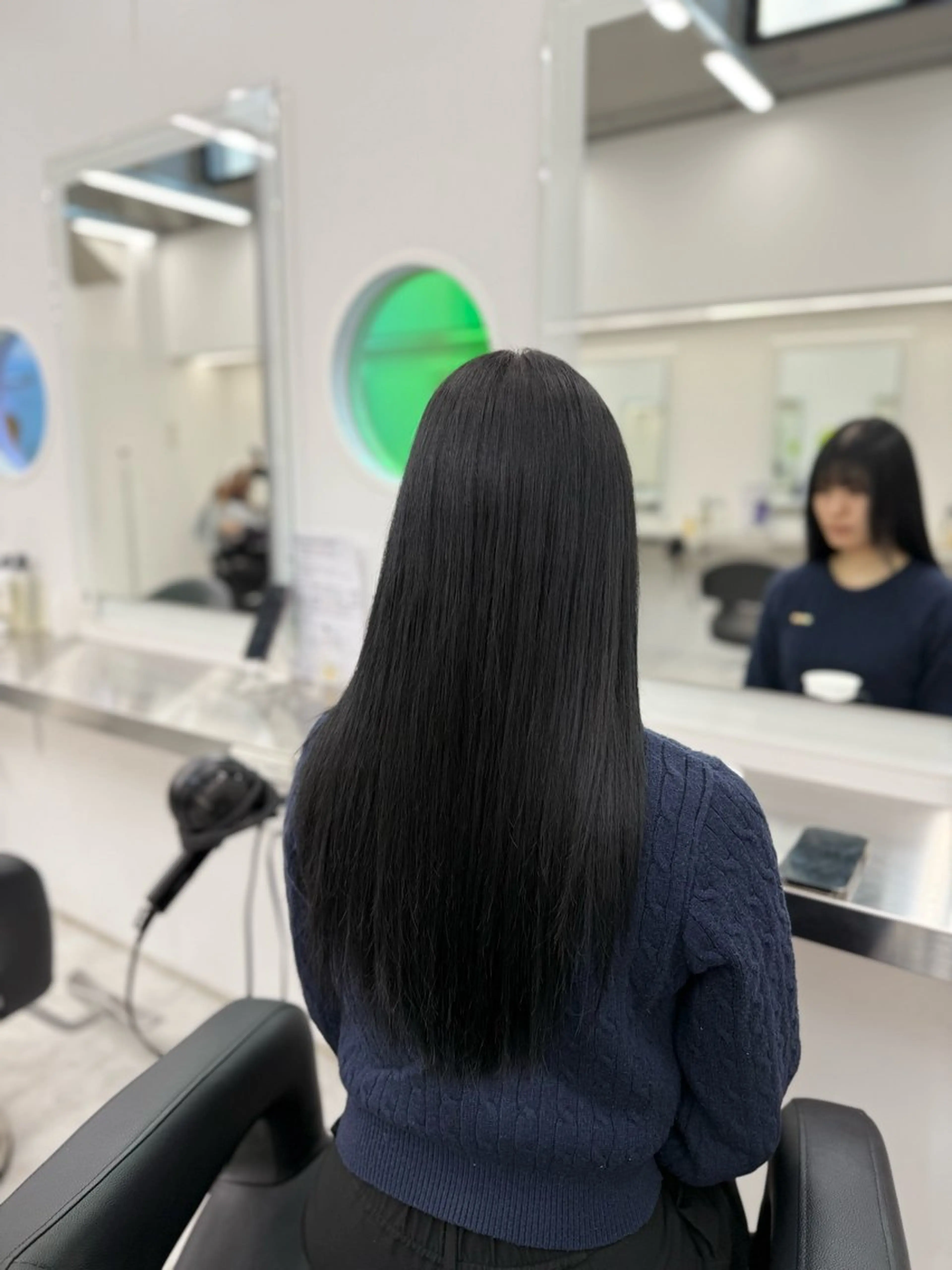 ロング カラー 中韓レイヤー/ ブラウン🤎はやとのヘアスタイル