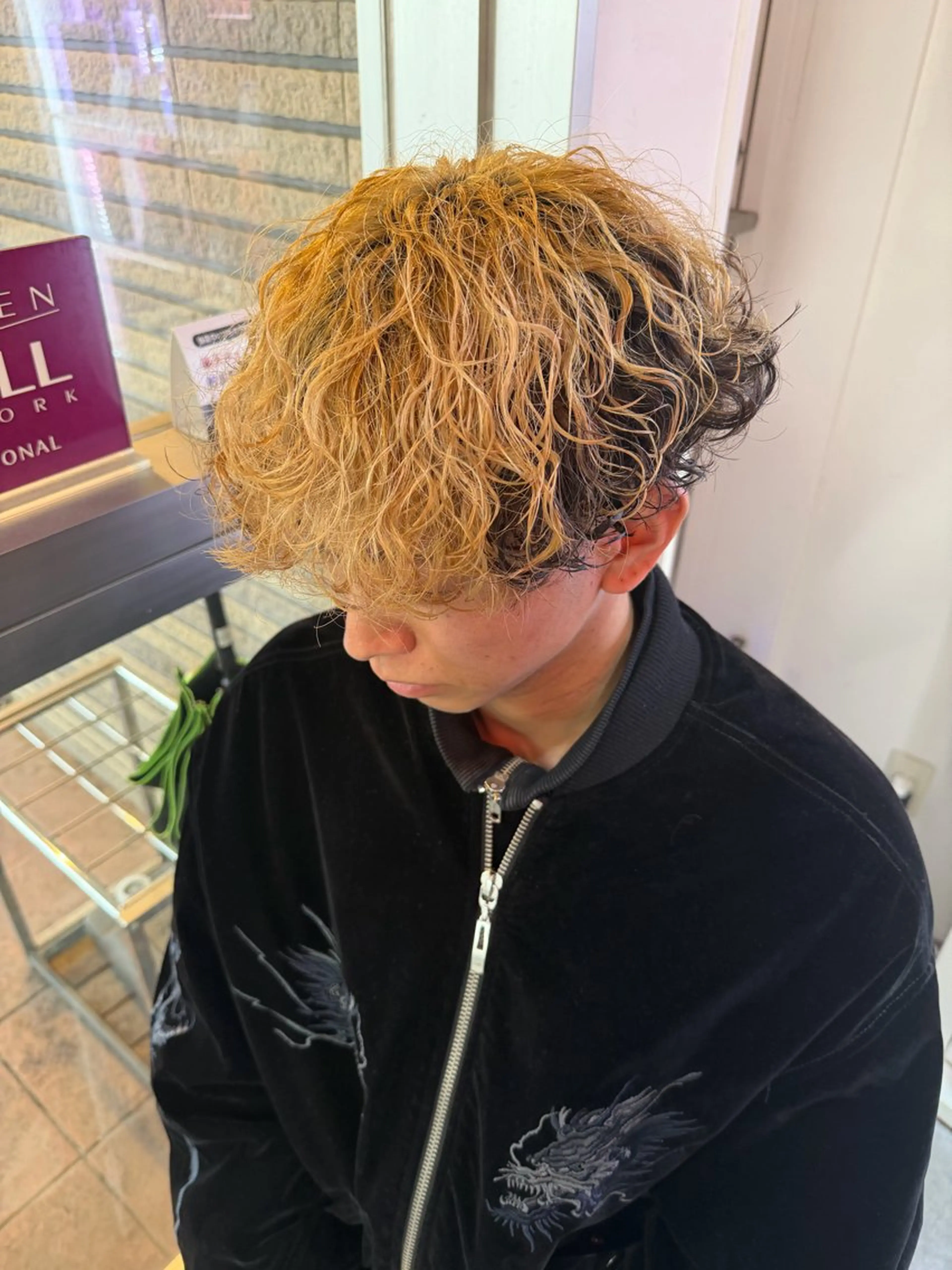 カラー パーマ メンズ カット ヘアカラー パーマ 町田エリアＮｏ．１/ パーマ特化/太田京希のヘアスタイル