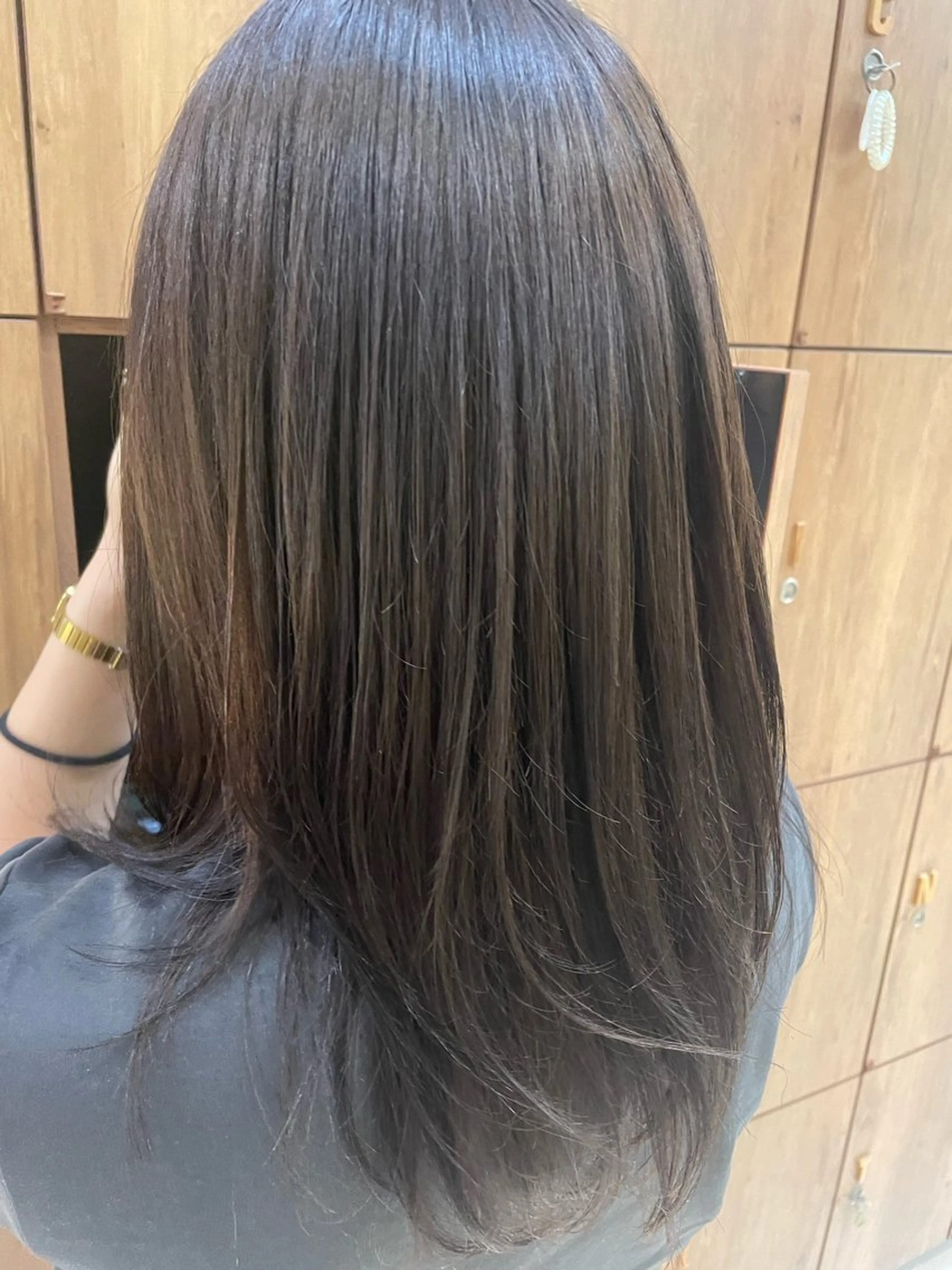 ミディアム ヘアカラー ちぐさ/暖色/ ワンカラー🤍のヘアスタイル