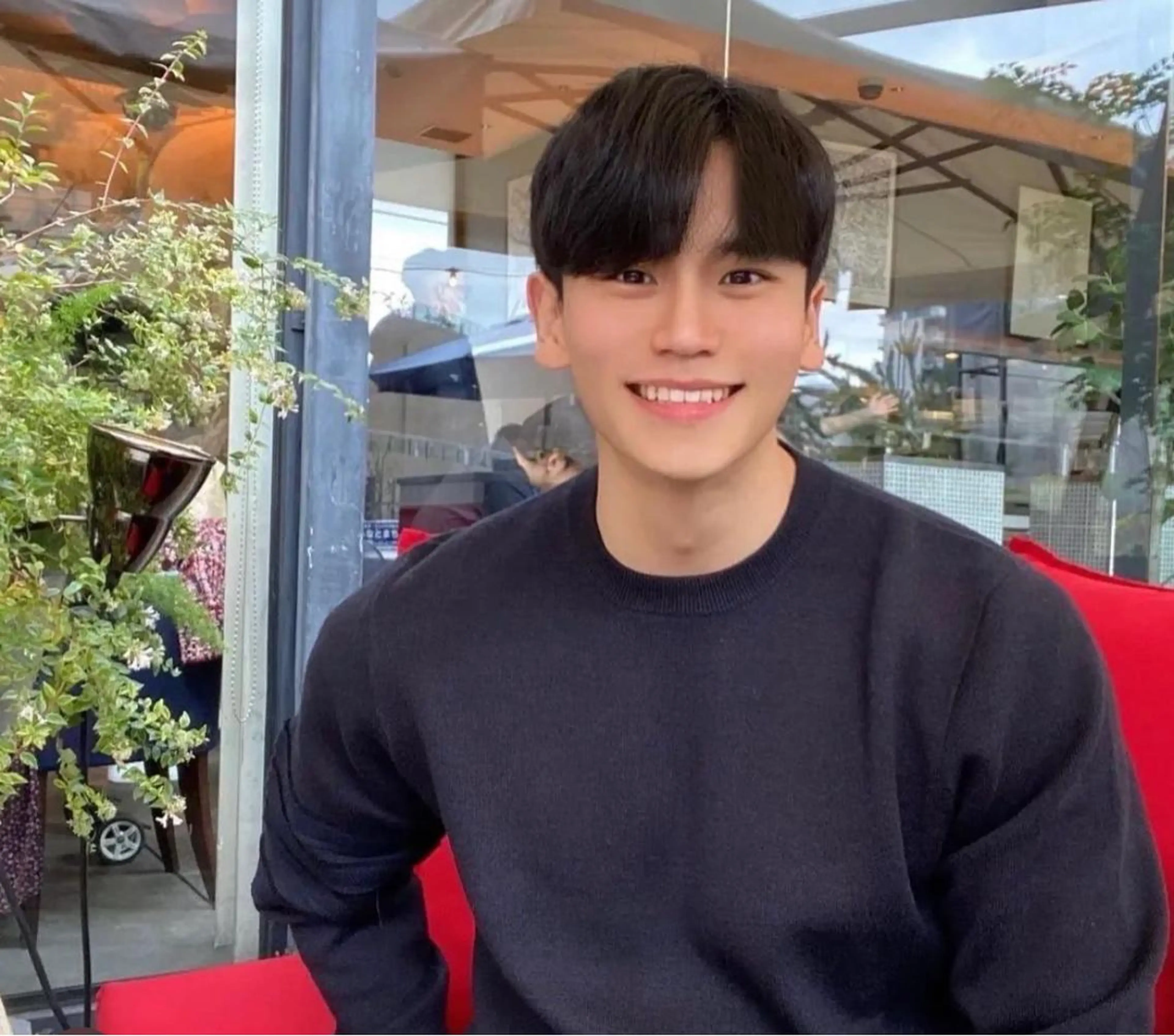 ショート パーマ 韓国風ヘア 隈元 光のヘアスタイル