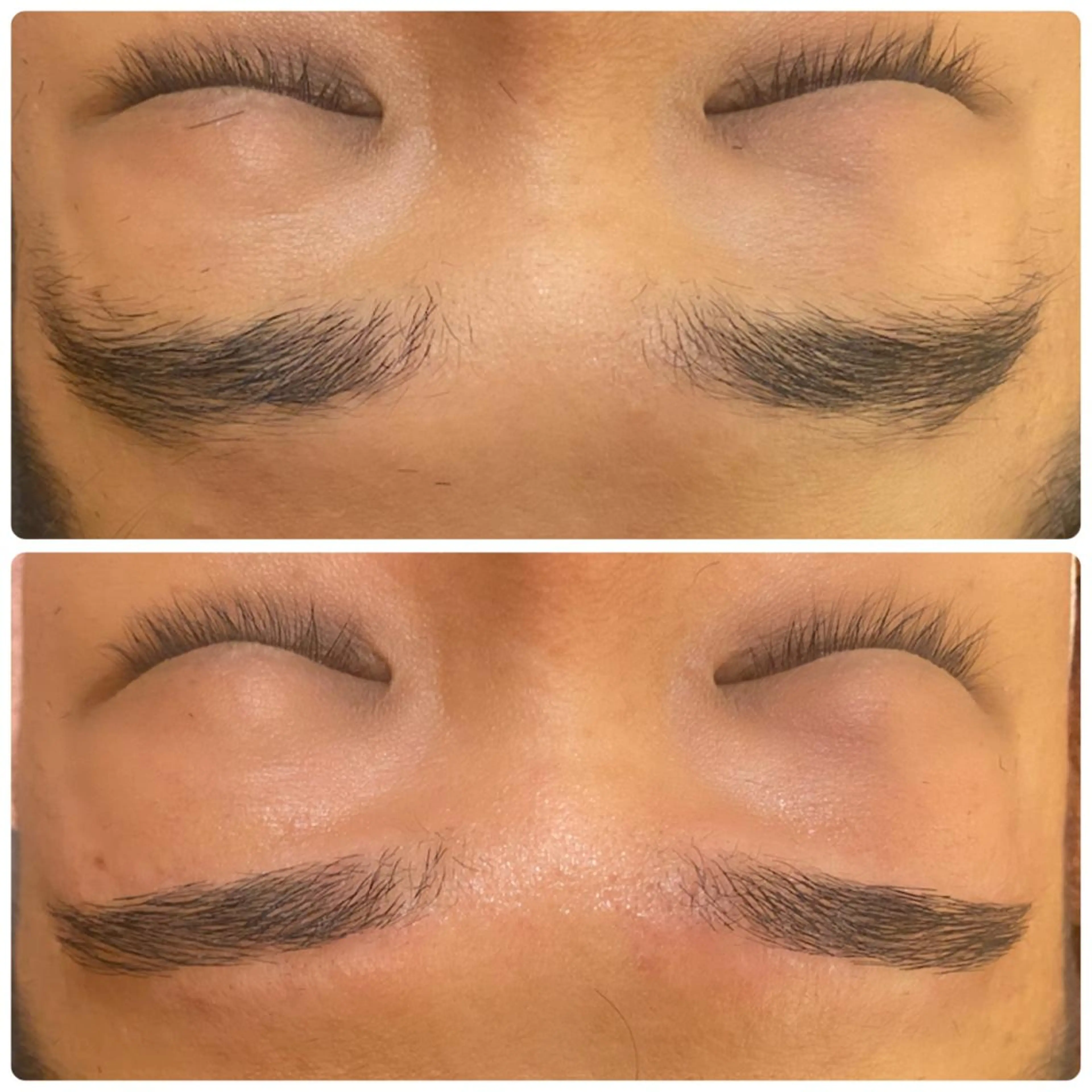 🤨メンズ限定アイブロウWAX脱毛(眉カット+オイル美容液コーティング付き)✨ (最終受付20時)の写真