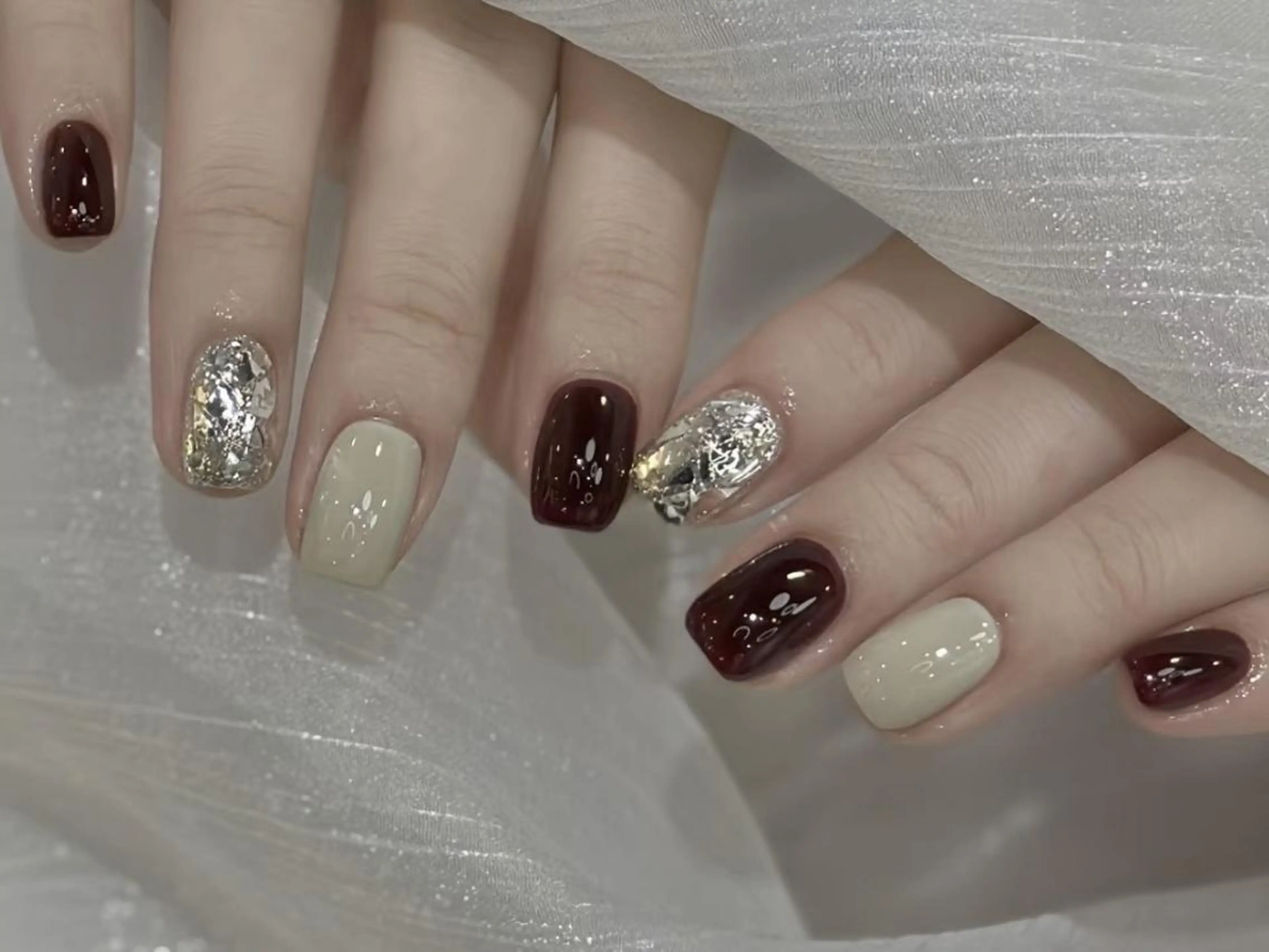 ネイル ジェルネイル 韓国ネイル 持ち込み パラジェル ワンホンネイル ハンドネイル ハンドケア Hana Bloom Nail💜Akiのネイルデザイン