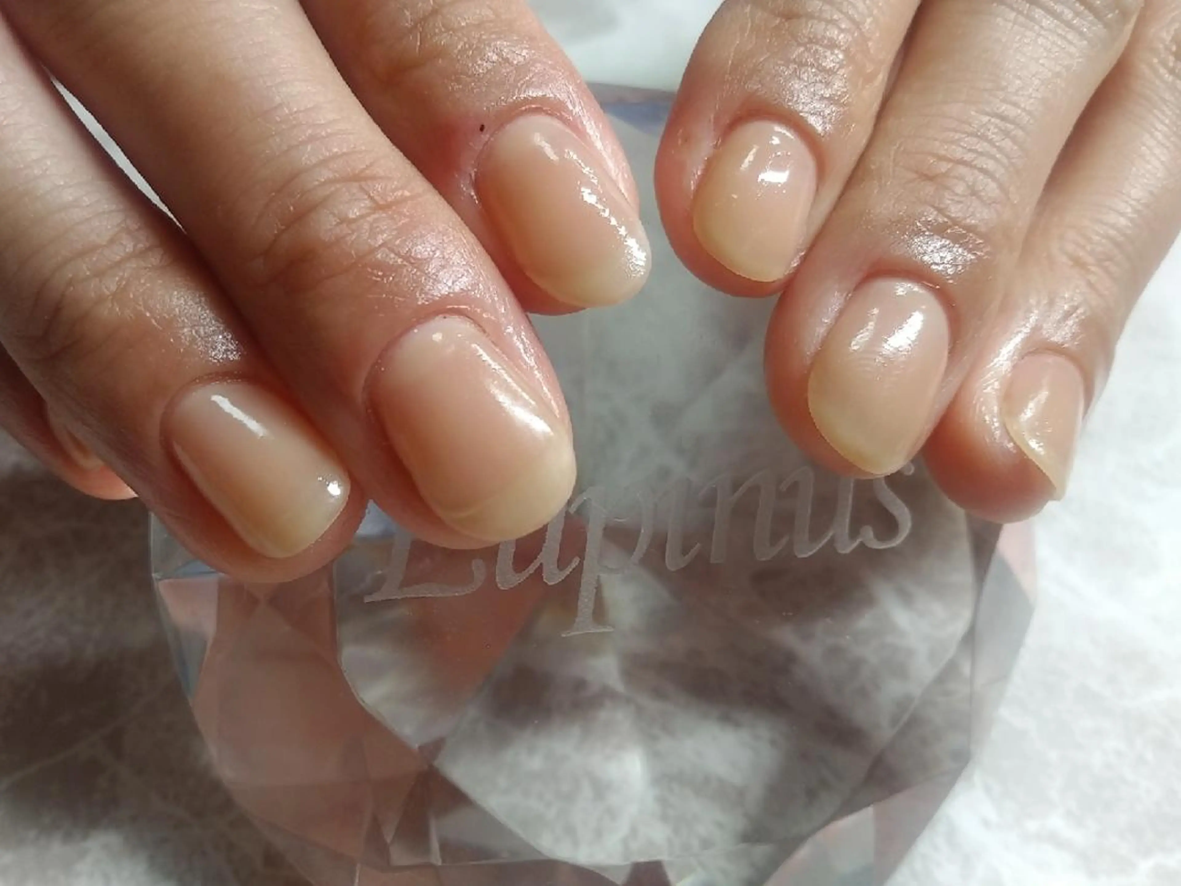 ネイル オフィスネイル ワンカラーネイル ハンドネイル フットネイル Lupinus ルピナスのネイルデザイン