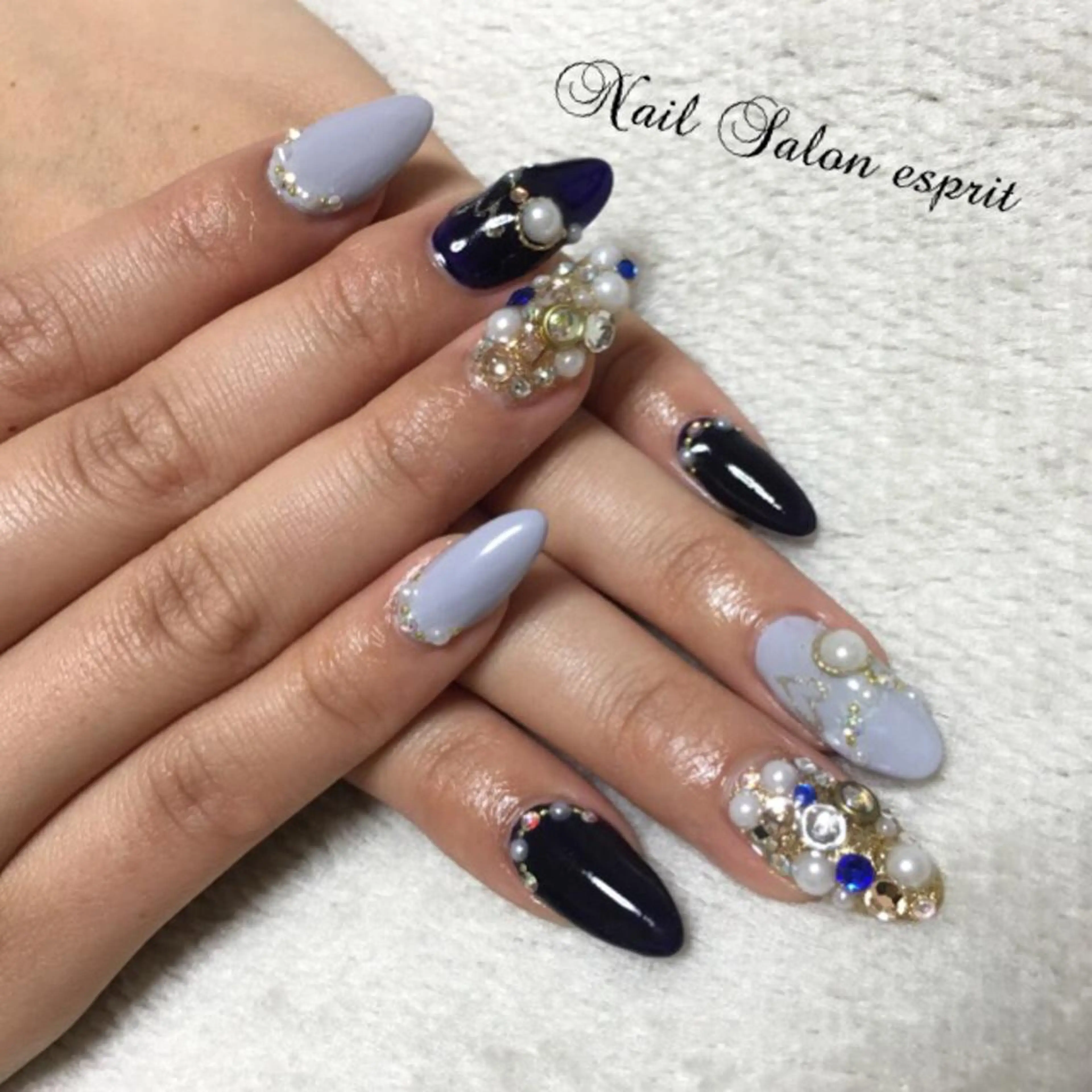 ネイル 長さ出し ジェルネイル 持ち込み スカルプネイル Nail Salon espritのネイルデザイン