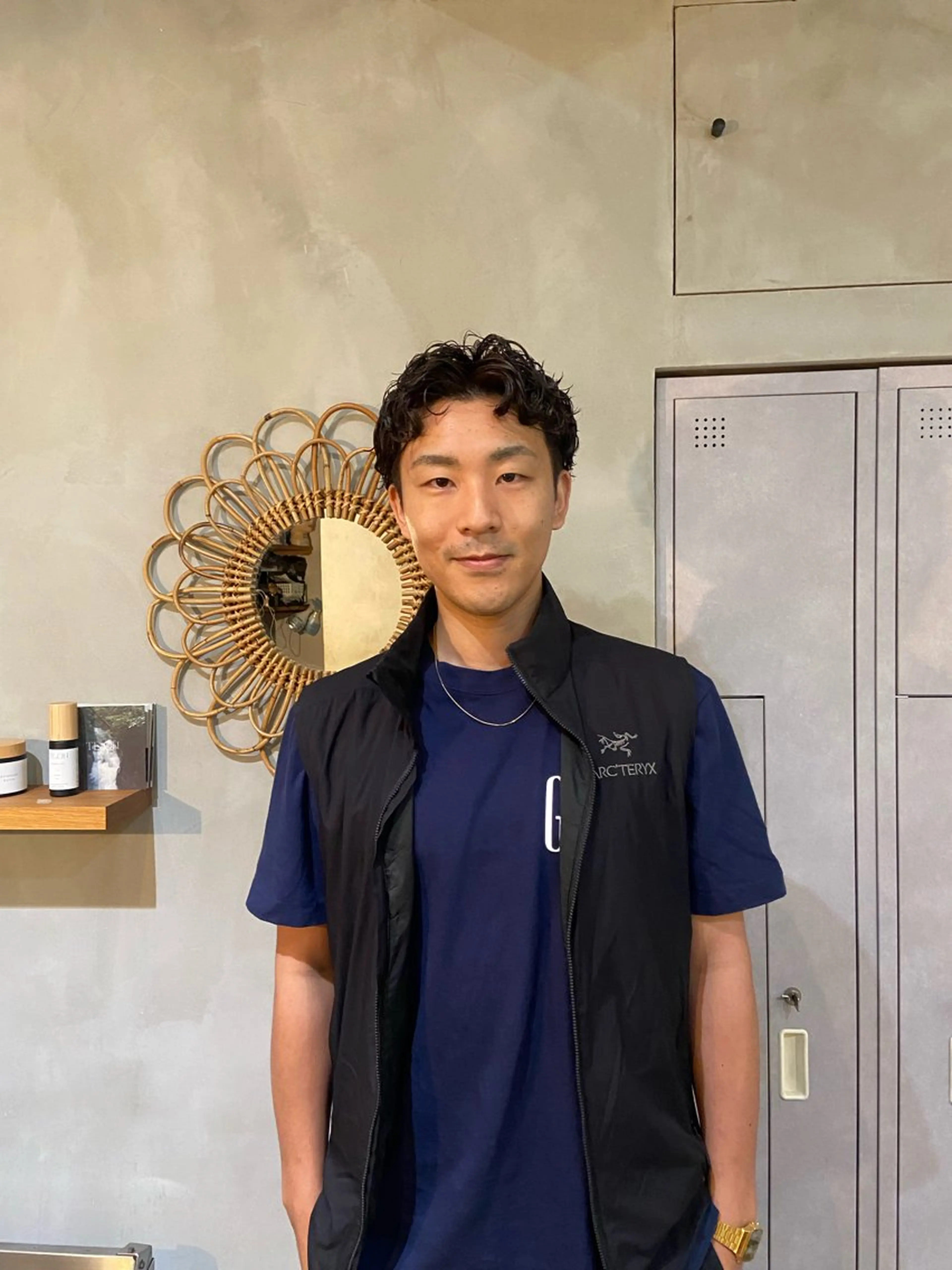 ショート パーマ メンズ メンズパーマ ショートヘア カット パーマ 大人メンズショート/ ナチュラルヘア/福田のヘアスタイル