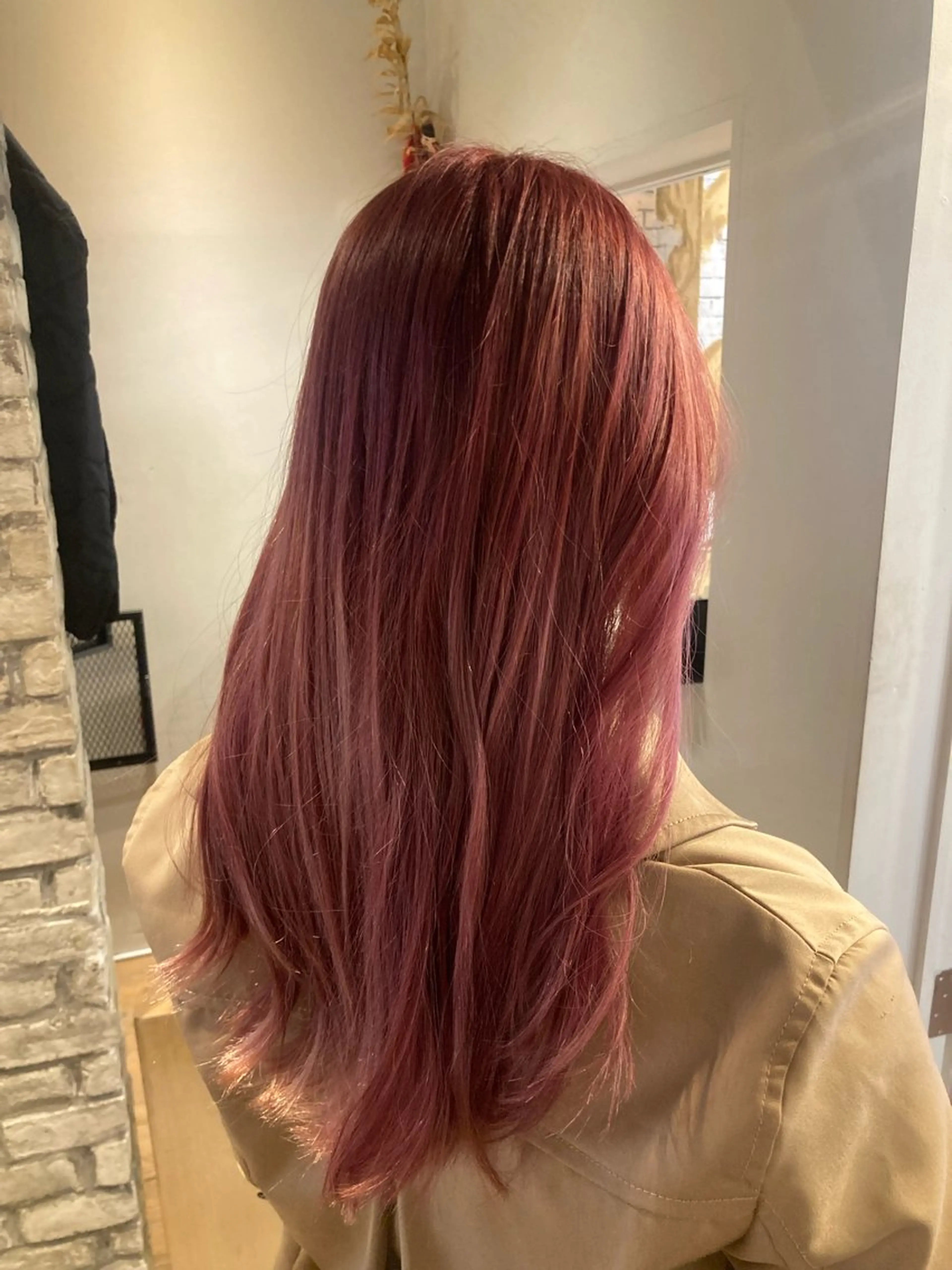 ロング カラー たかなみ りなのヘアスタイル