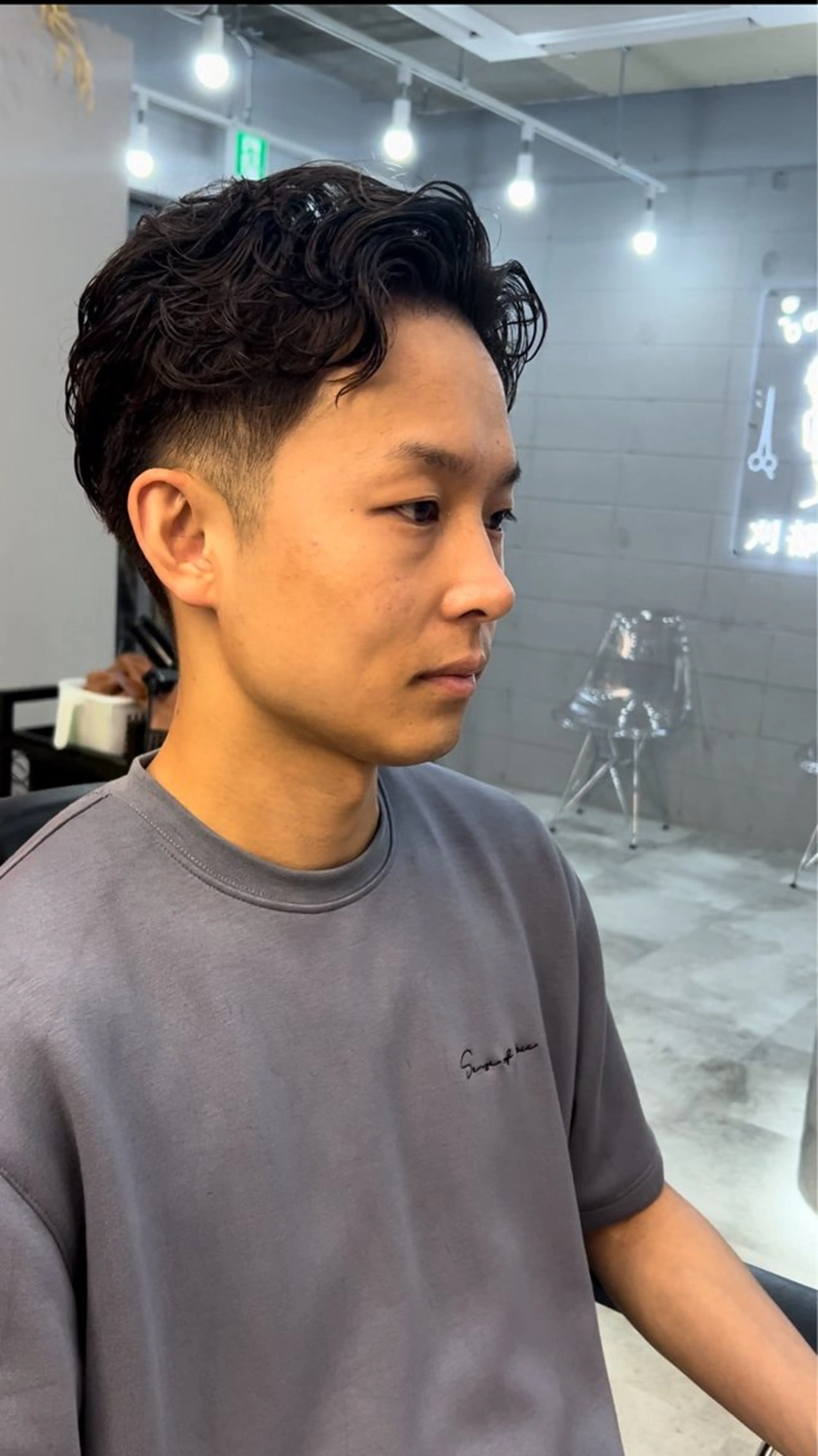 パーマ メンズ 天王寺メンズパーマ /マツムラミユウのヘアスタイル