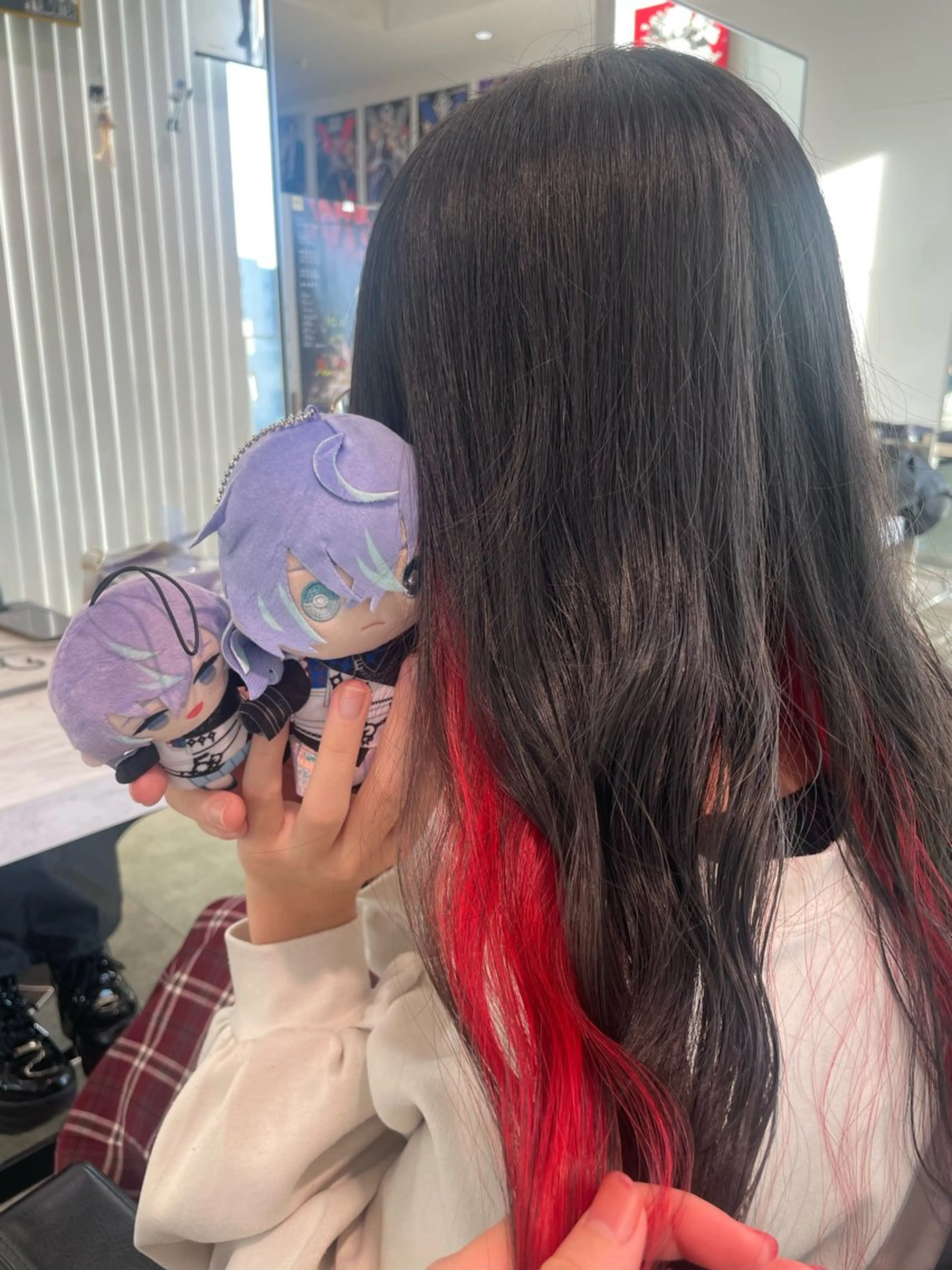 ロング 💖推しカラー💖 オタク美容師✂ゆづきのヘアスタイル
