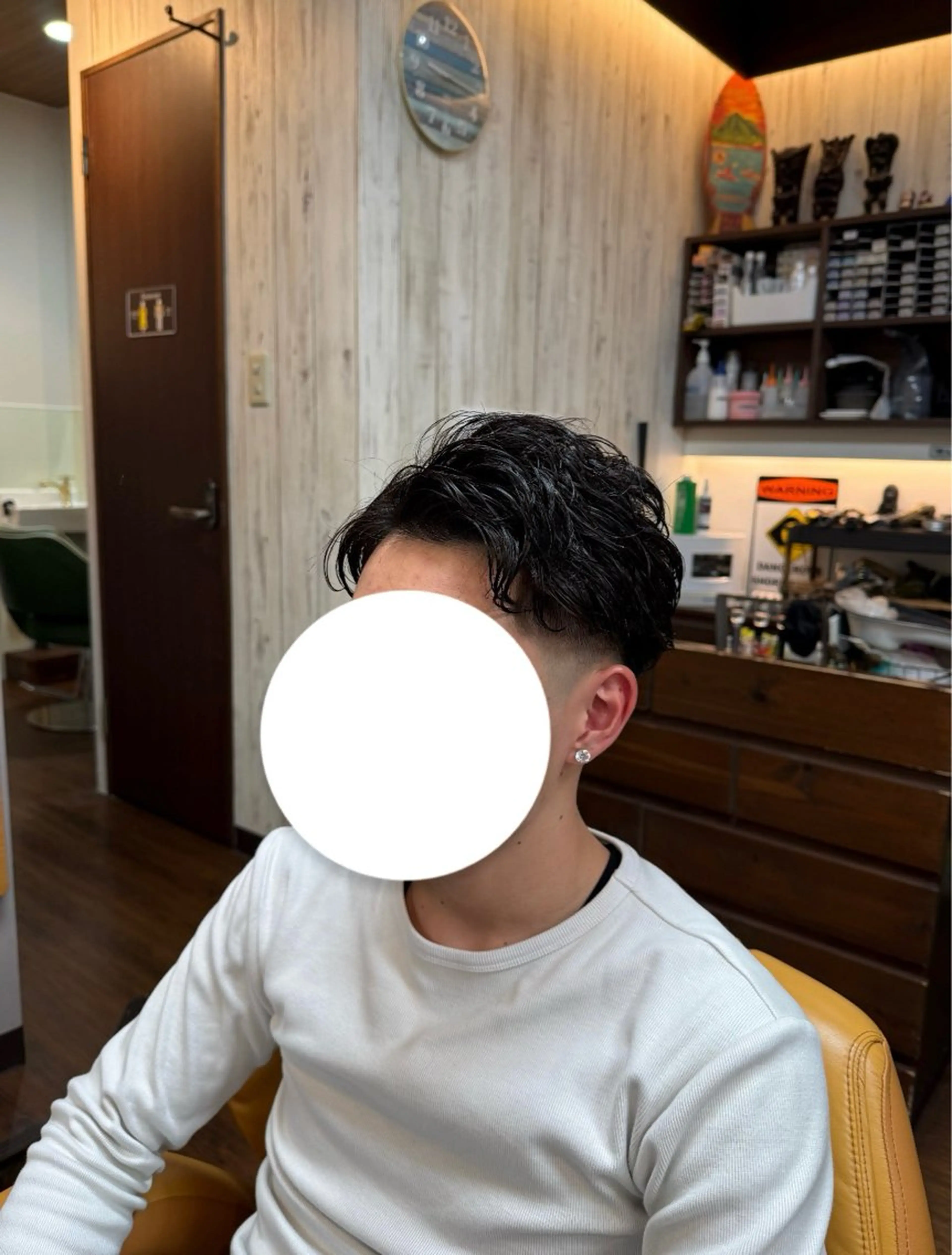 カット＋パーマ(ニュアンス・フェザーパーマなど)の写真