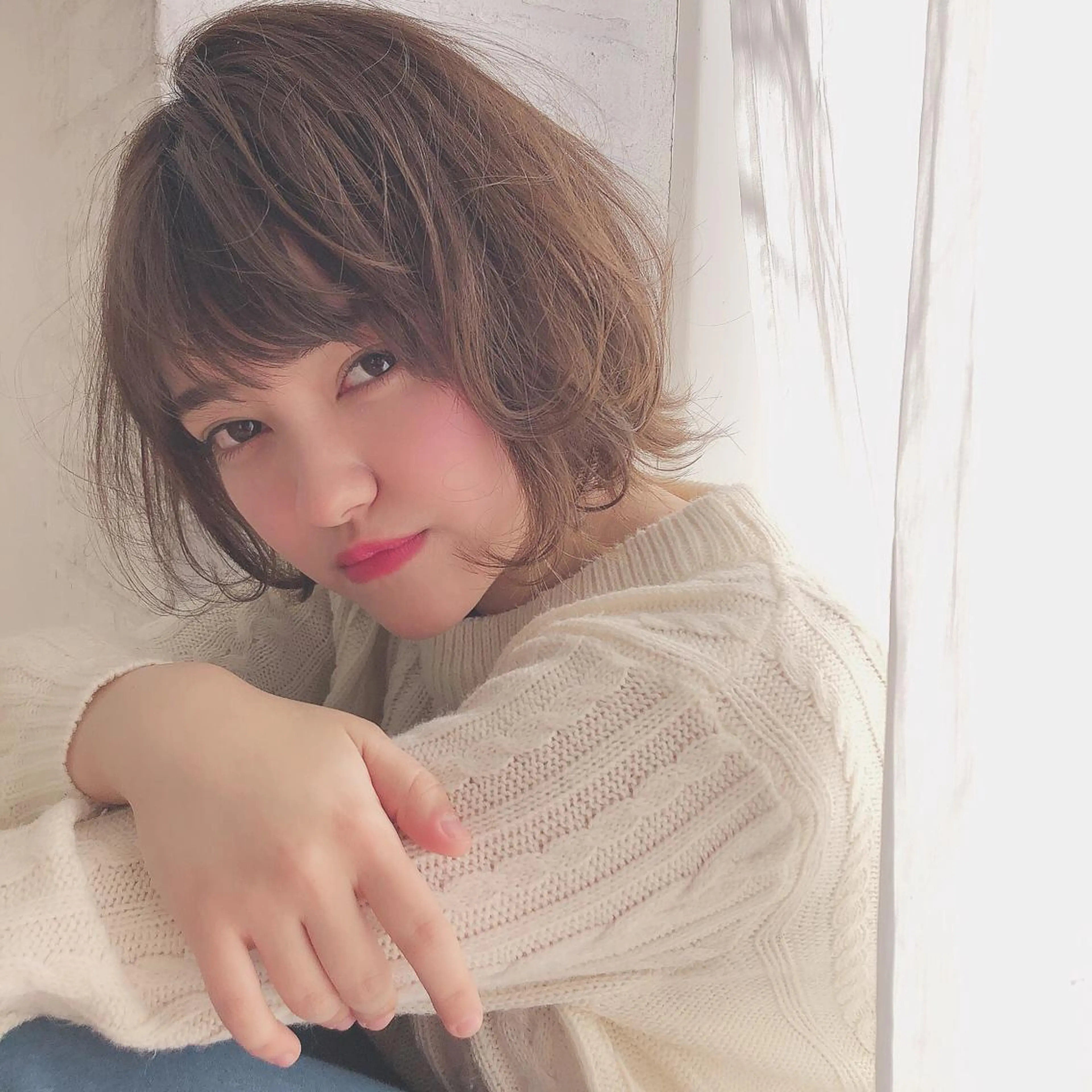 ショート 店長/mao/ 前髪/顔周りカットのヘアスタイル