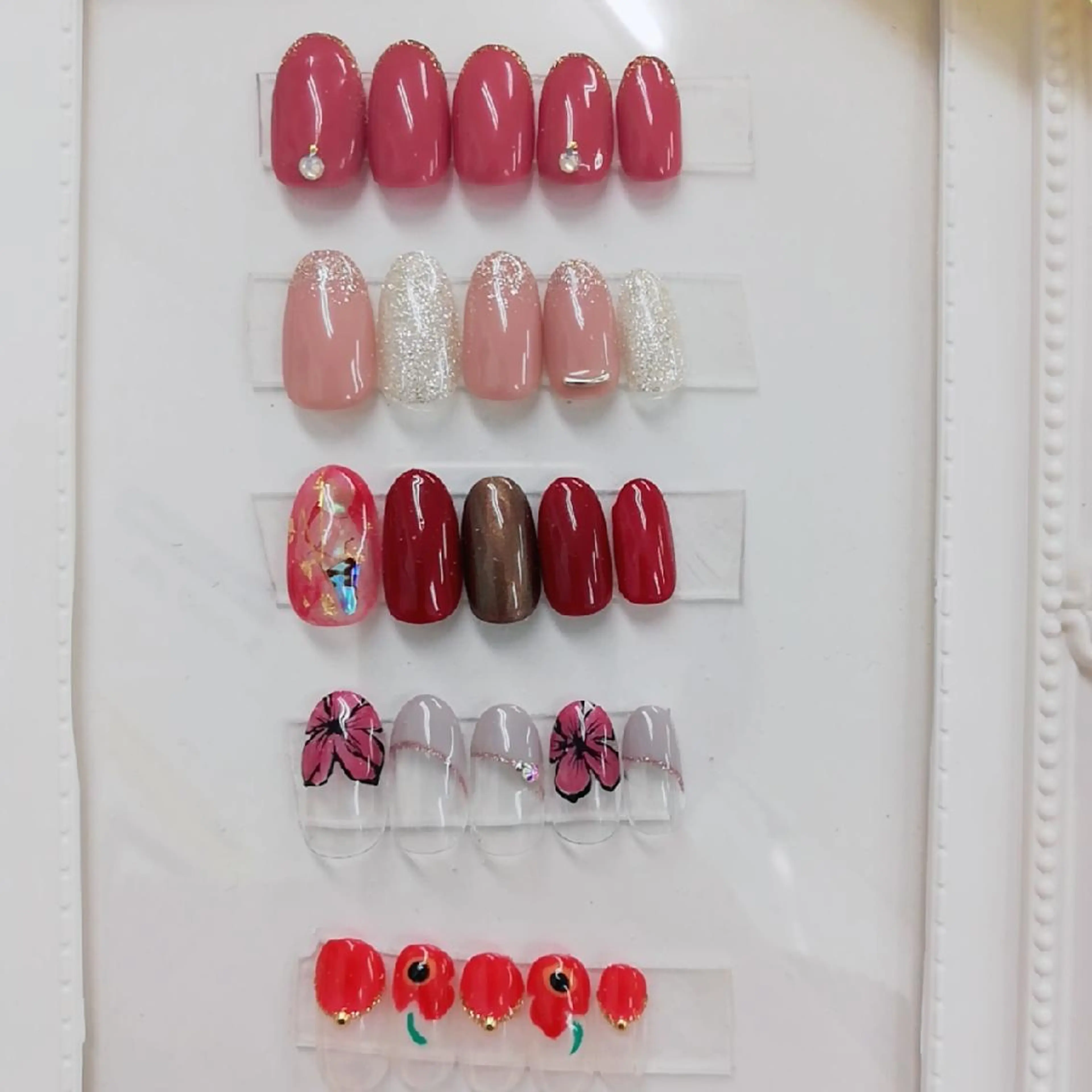 ネイル ジェルネイル ソフトジェル ハンドネイル 板倉 店長のネイルデザイン