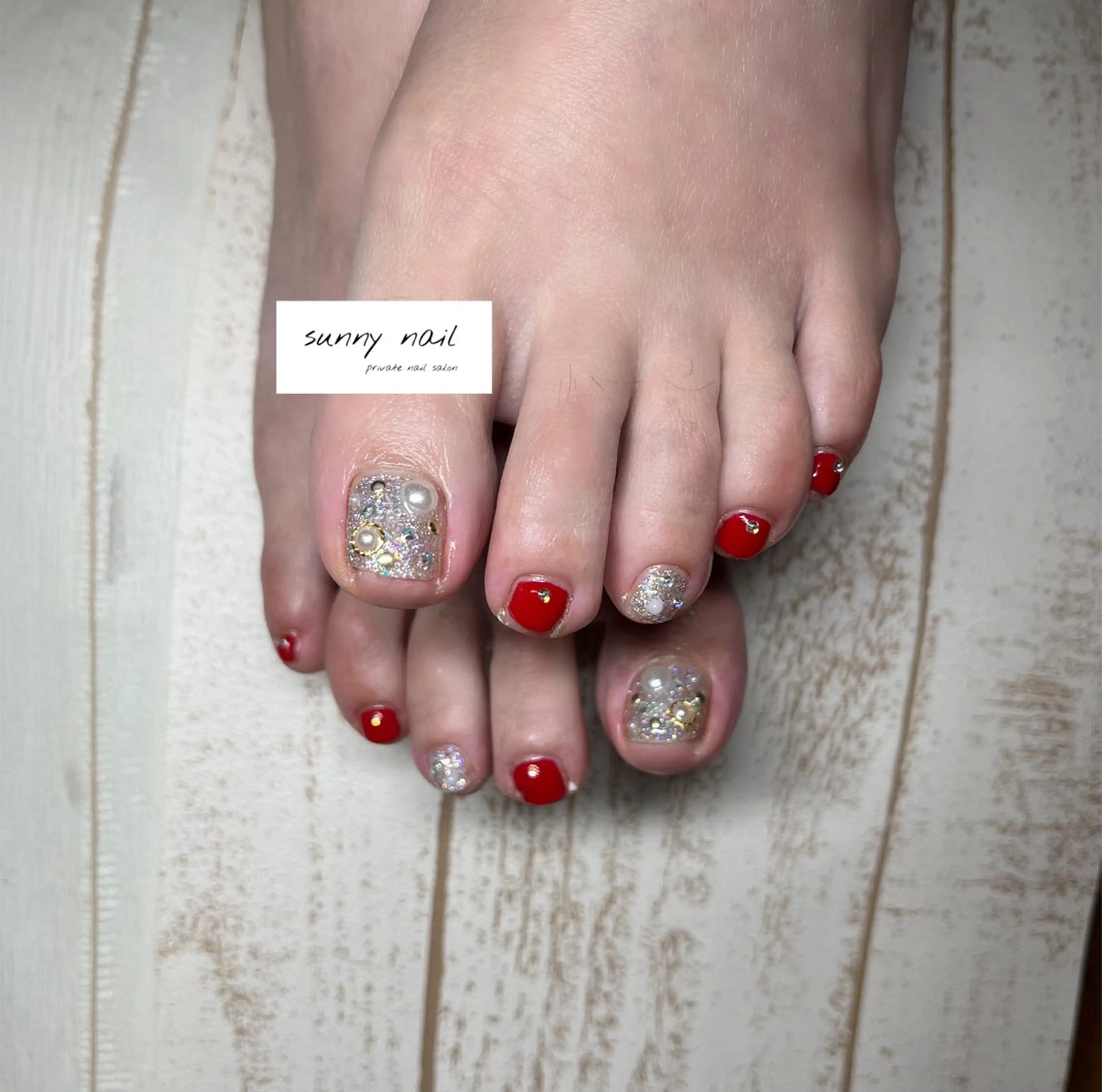 ネイル フットネイル sunny nailのネイルデザイン