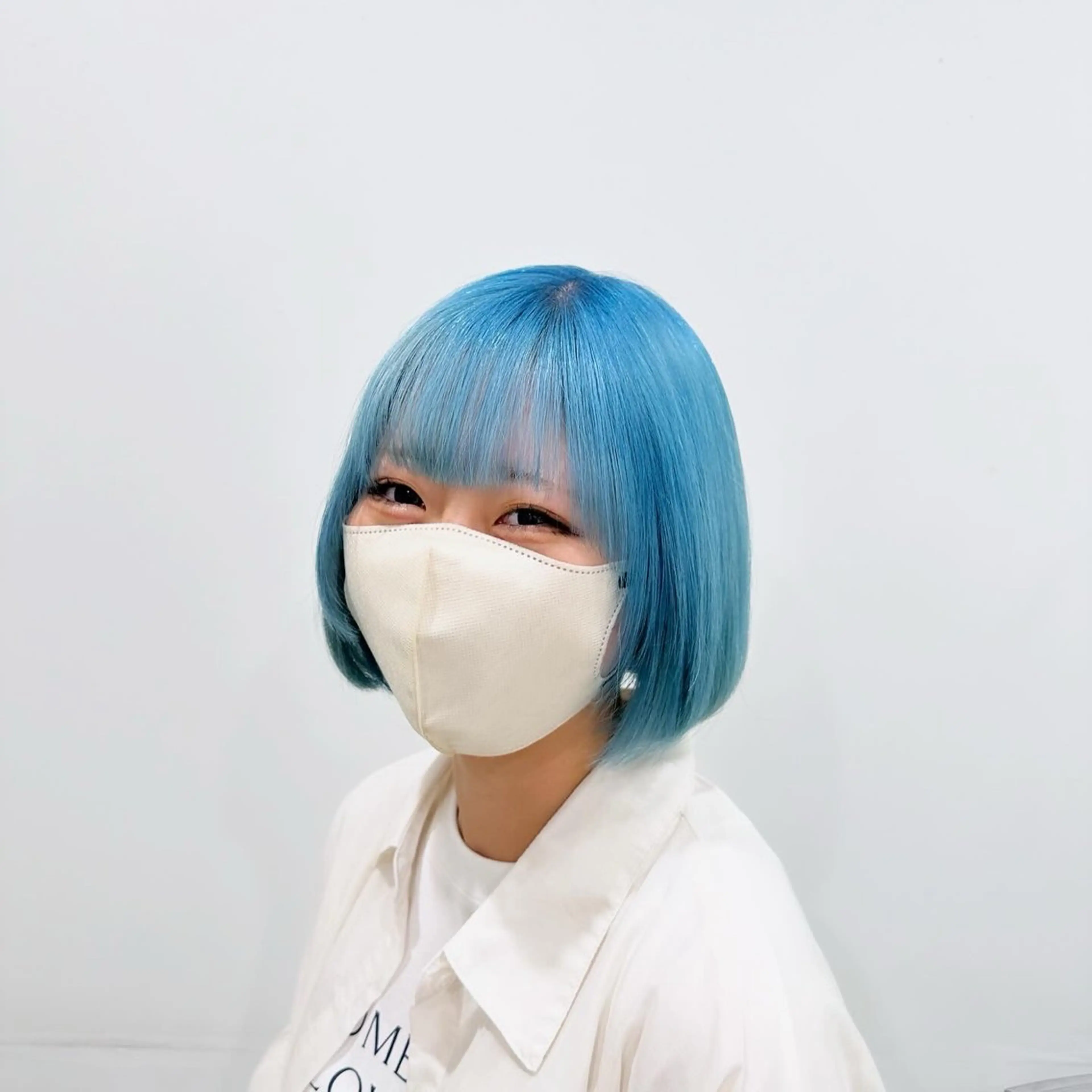 ショート カラー アクアカラー ブルーカラー ヘアカラー 渋谷/透明感カラー /半個室/こうめいのヘアスタイル