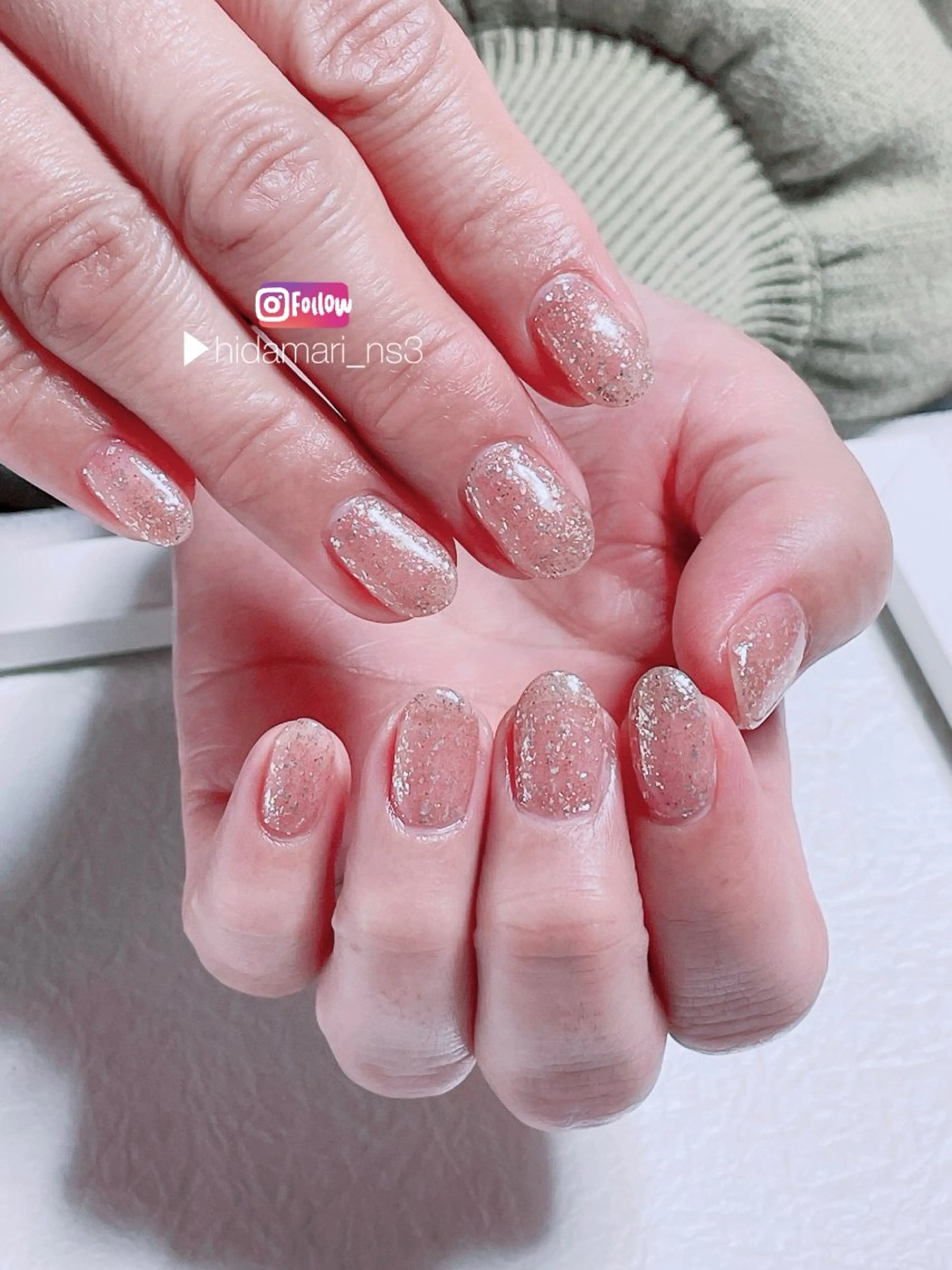ネイル ピンク ハンドネイル NailSalon ひだまりのネイルデザイン
