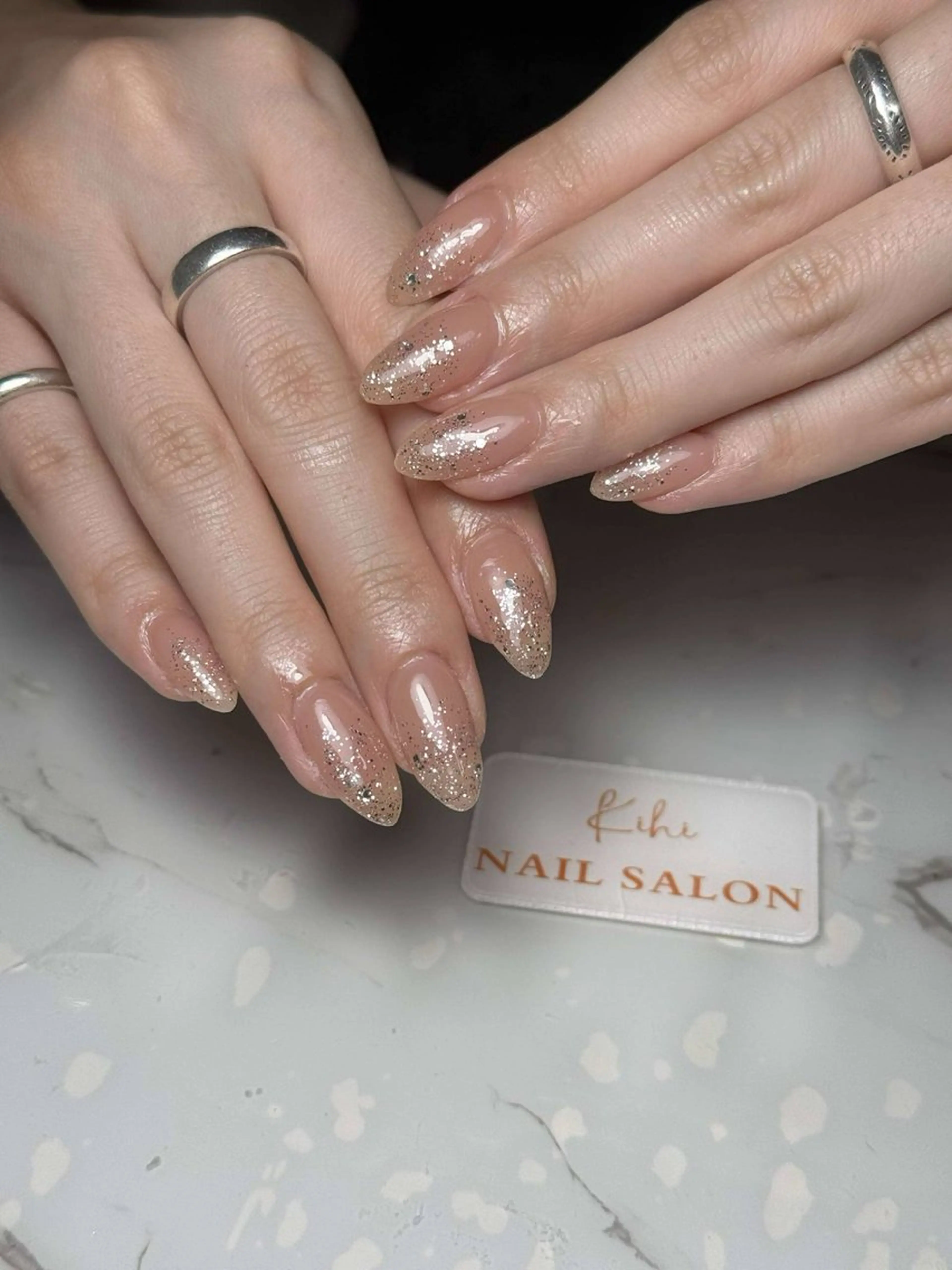 ネイル アートネイル フレンチネイル ジェルネイル グラデーション 韓国ネイル ハンドネイル ハンドケア さくら💮💮 【オフ無料】のネイルデザイン