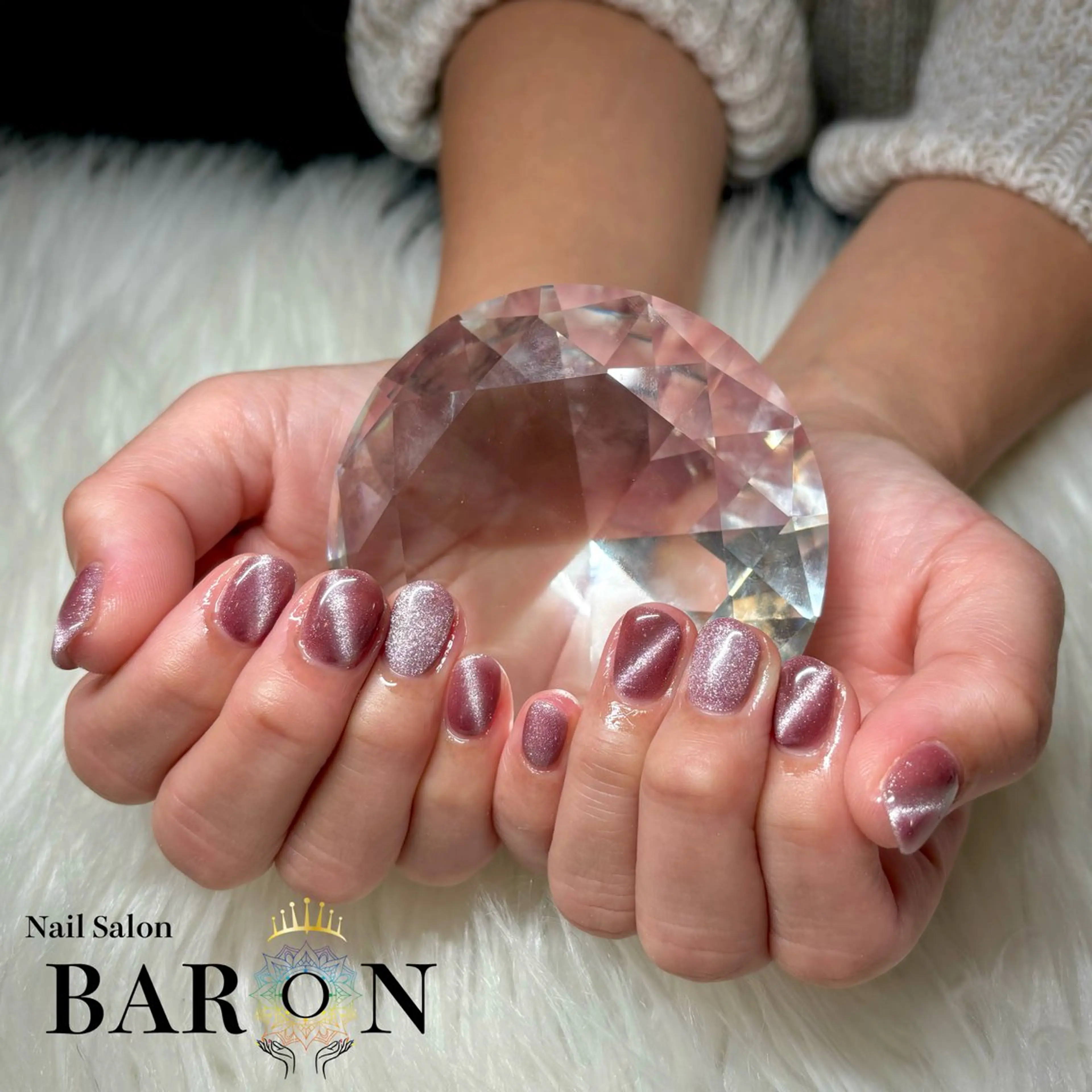 ネイル マグネットネイル ♛BARON♛ MANAのネイルデザイン