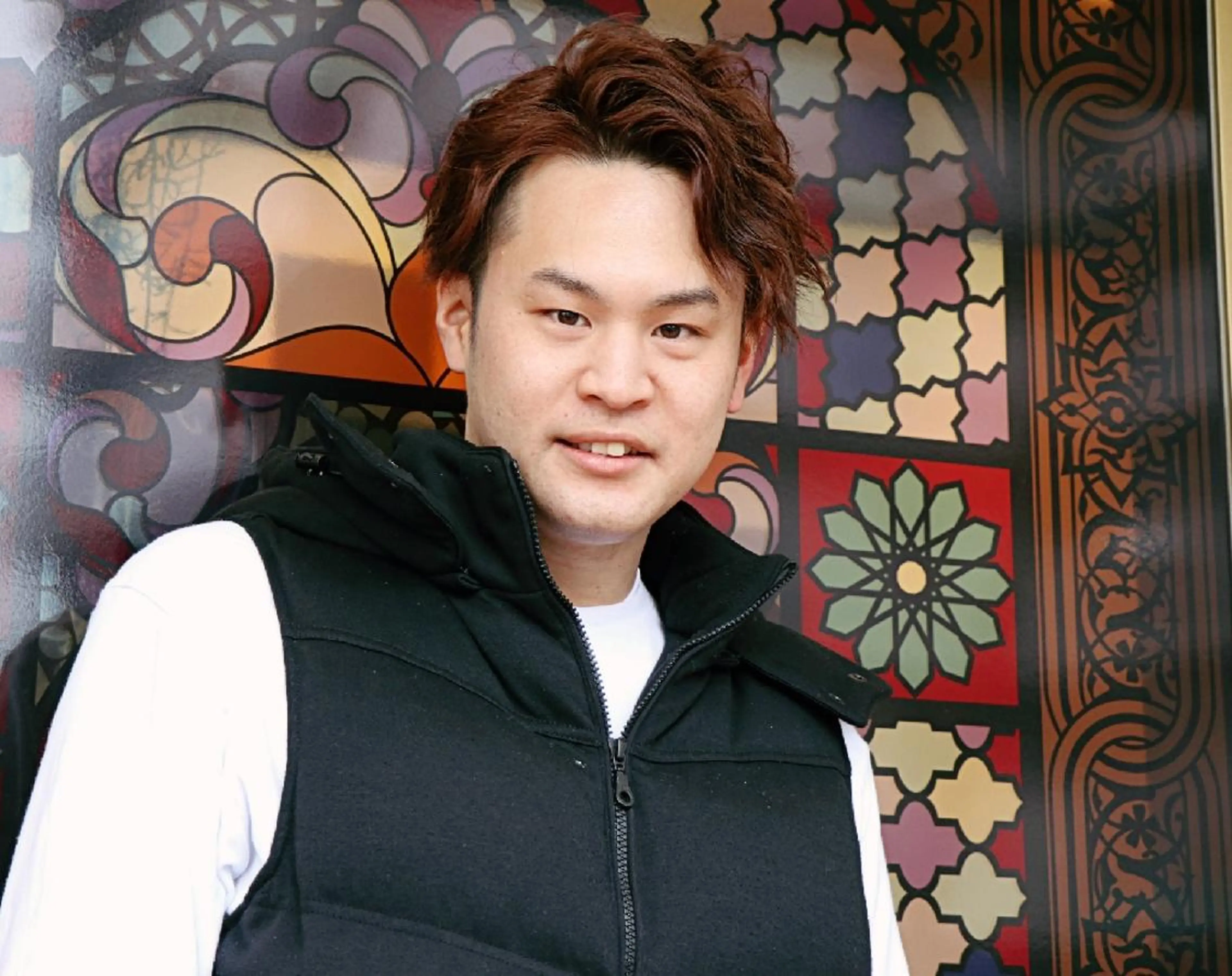 パーマ カラー ショート 徳永 博志のヘアスタイル