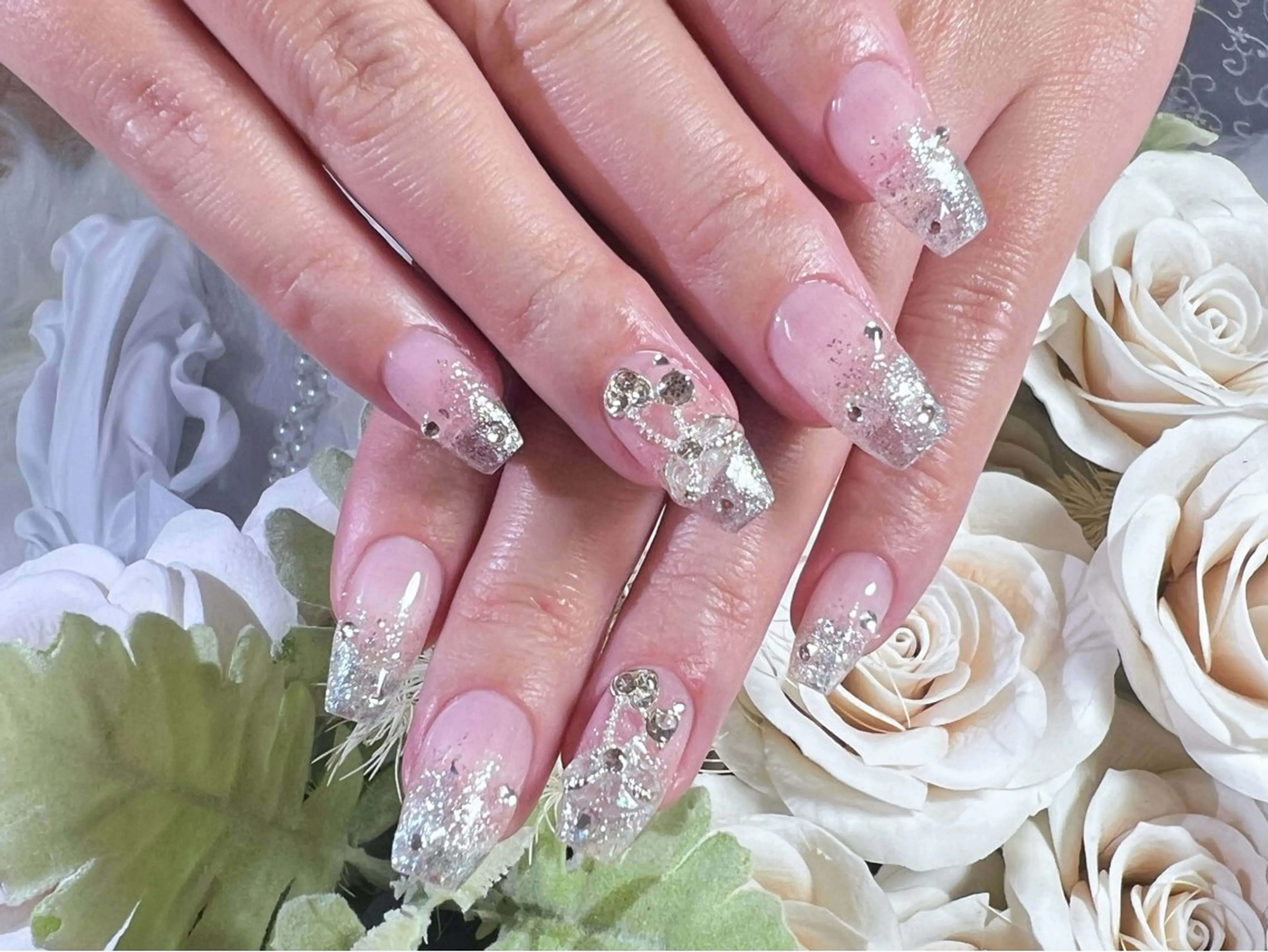 ネイル ロングネイル 持ち込み スカルプネイル ワンホンネイル ハンドネイル Painty所属・Painty nailのネイルデザイン