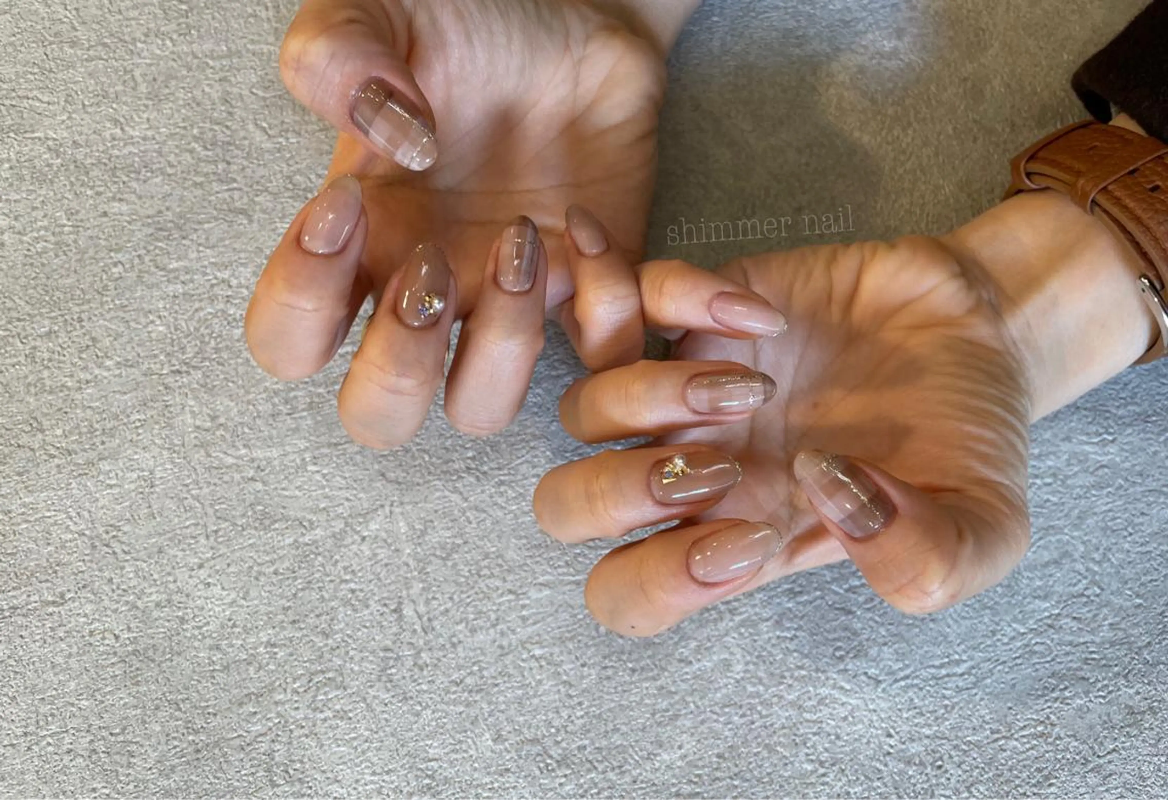 ネイル ハンドネイル Shimmer Nail所属・Shimmer Nail⋆*✩のネイルデザイン