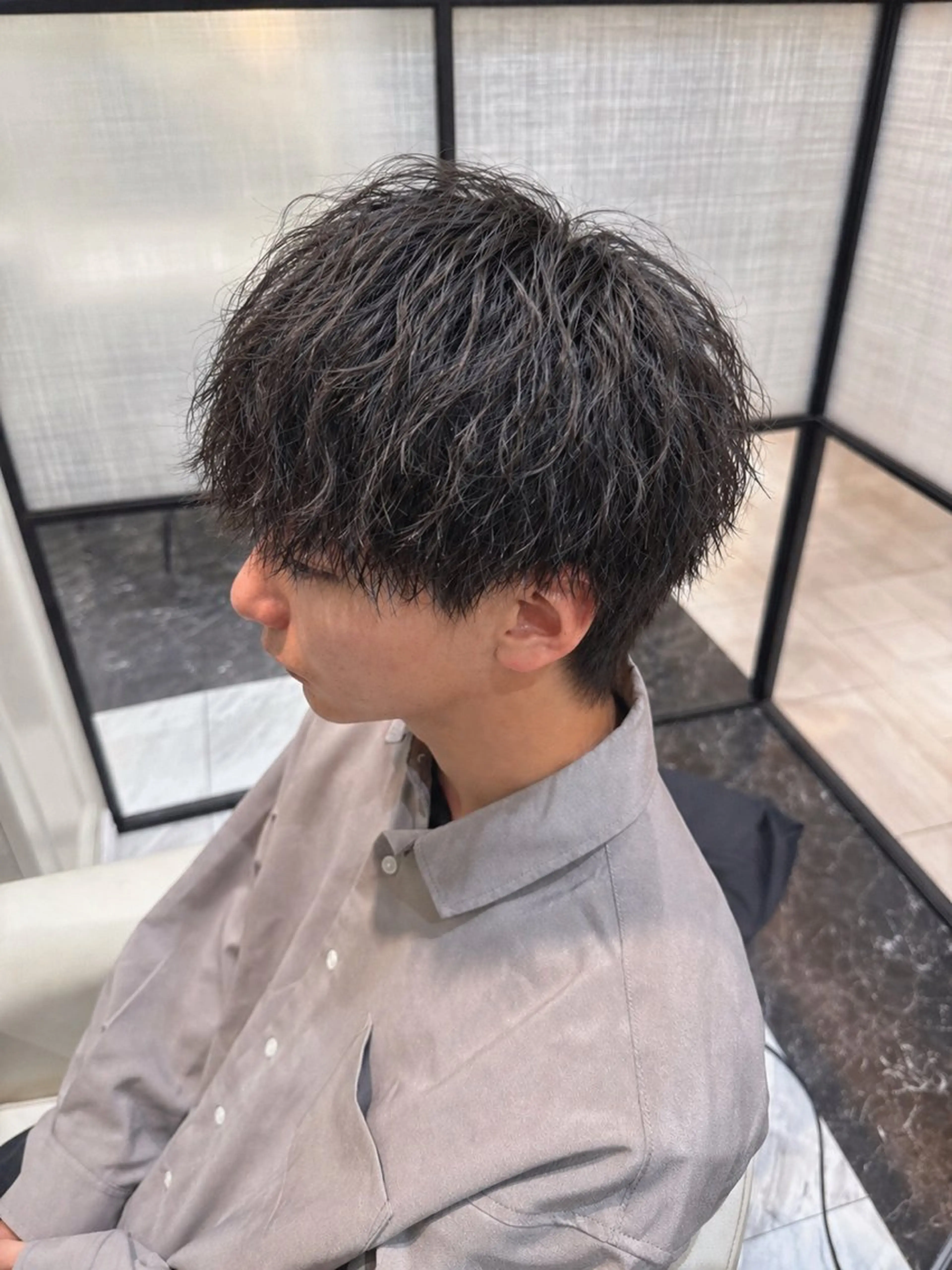 ショート メンズ メンズパーマ 齊藤 安弘のヘアスタイル