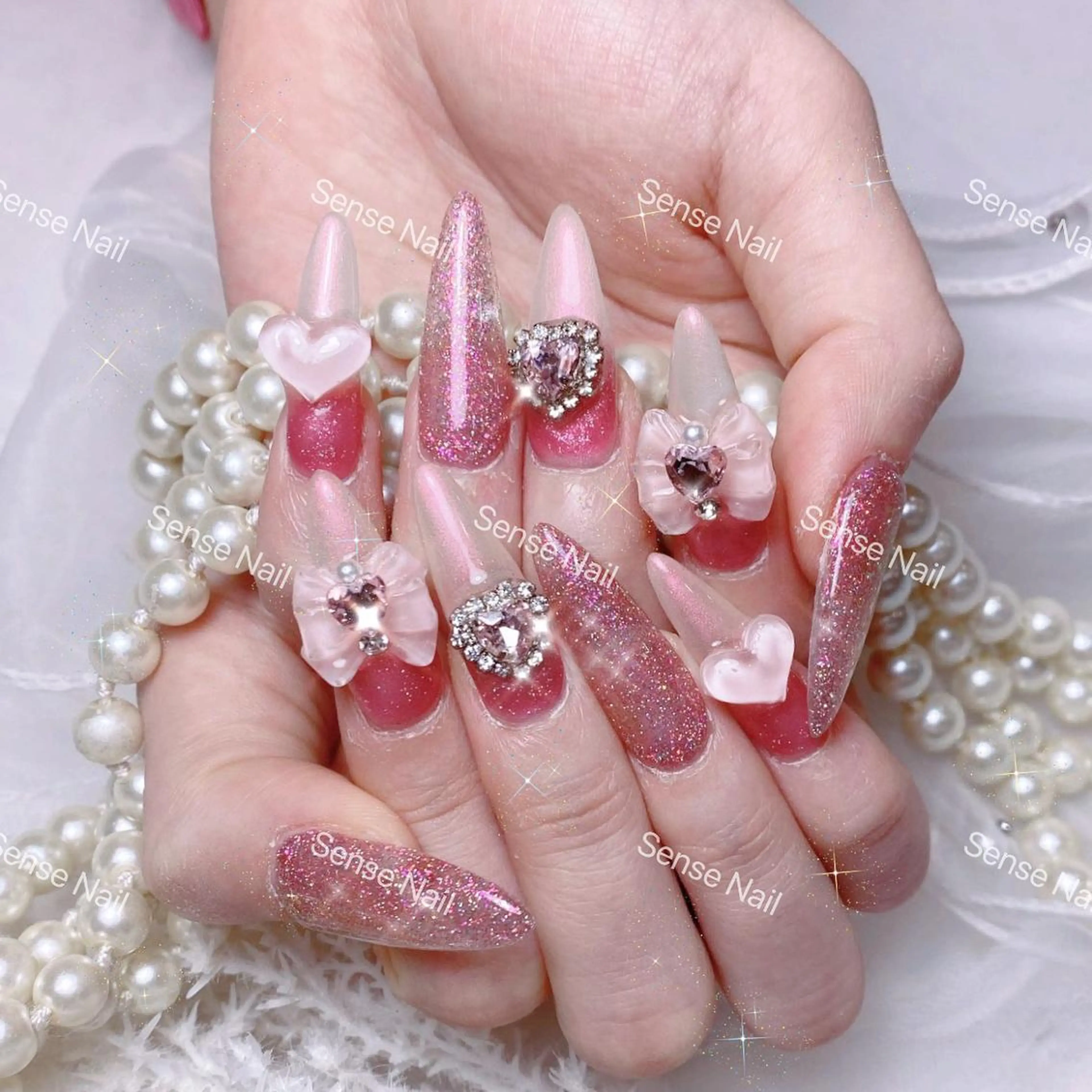 ネイル ハンドネイル Bunny 🐰のネイルデザイン