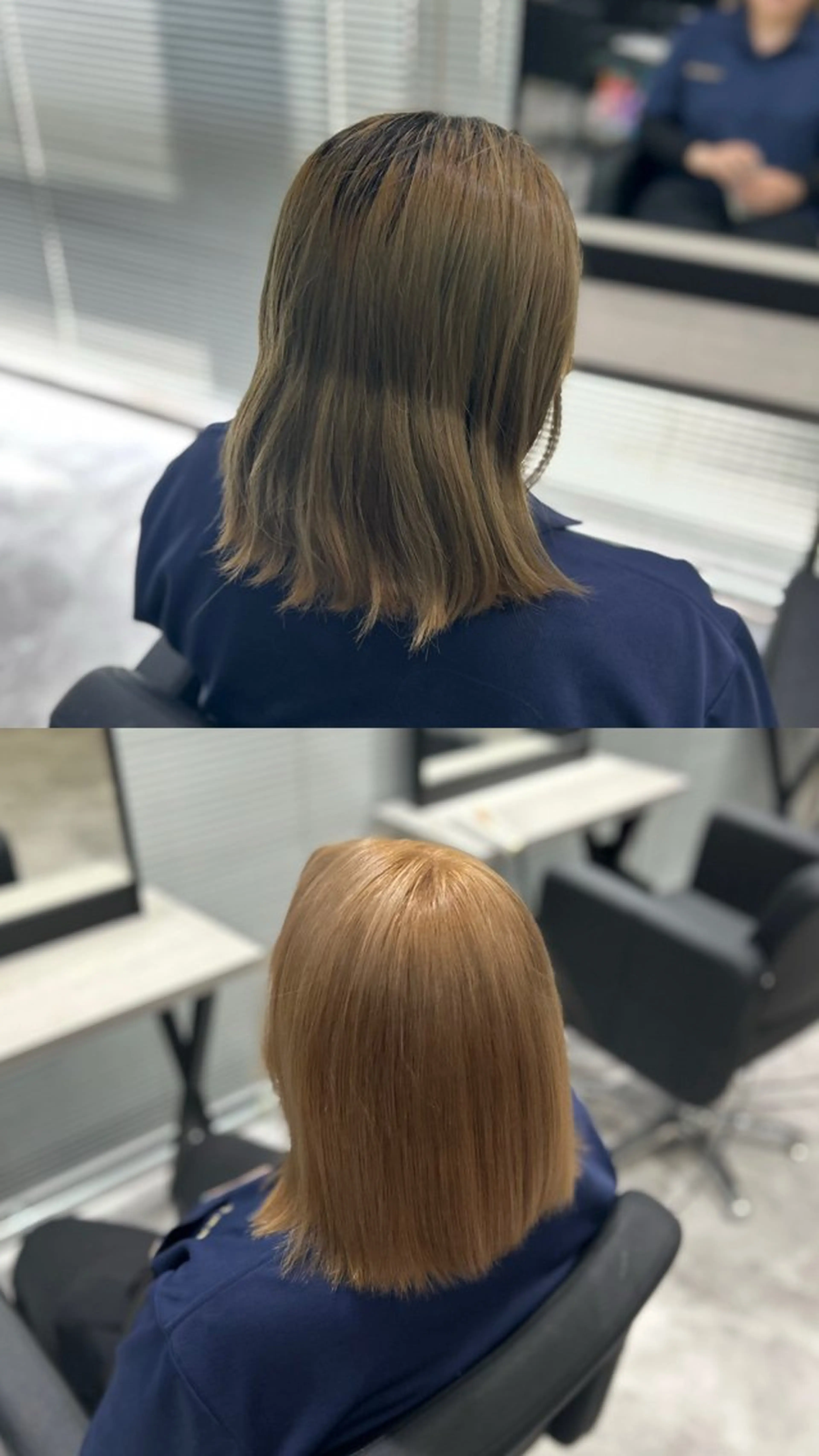 カラー ベージュカラー ブリーチ ワカナ モデル募集中🎀🫧のヘアスタイル